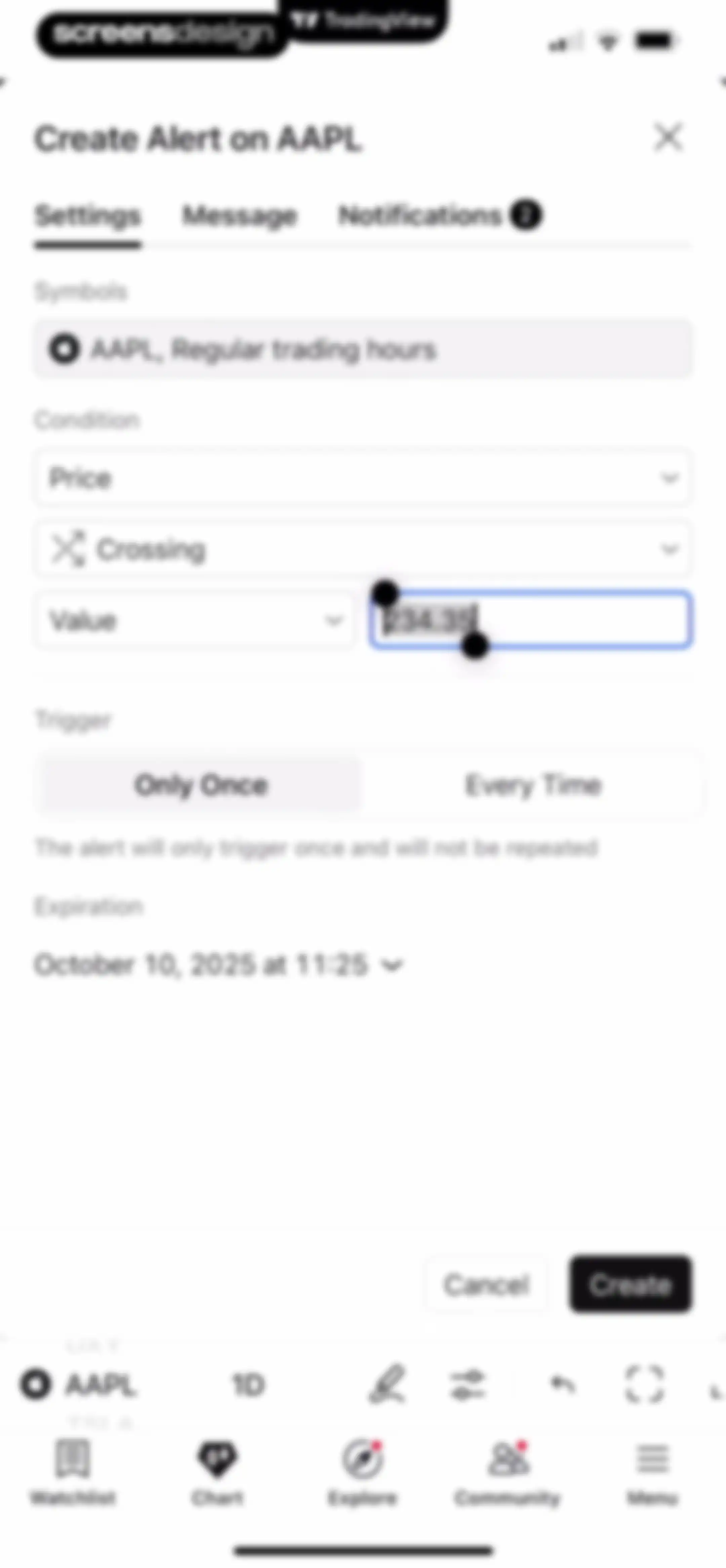 TradingView: Track All Markets screen 92