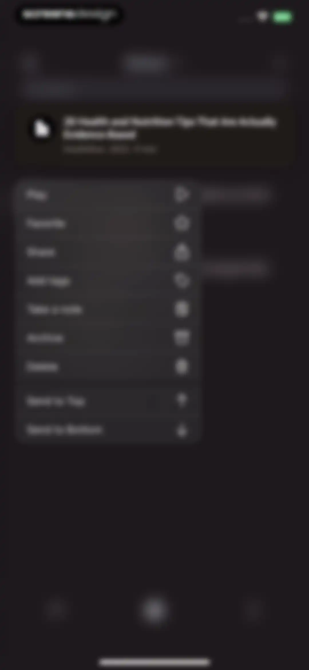 Matter: Reading App screen 66