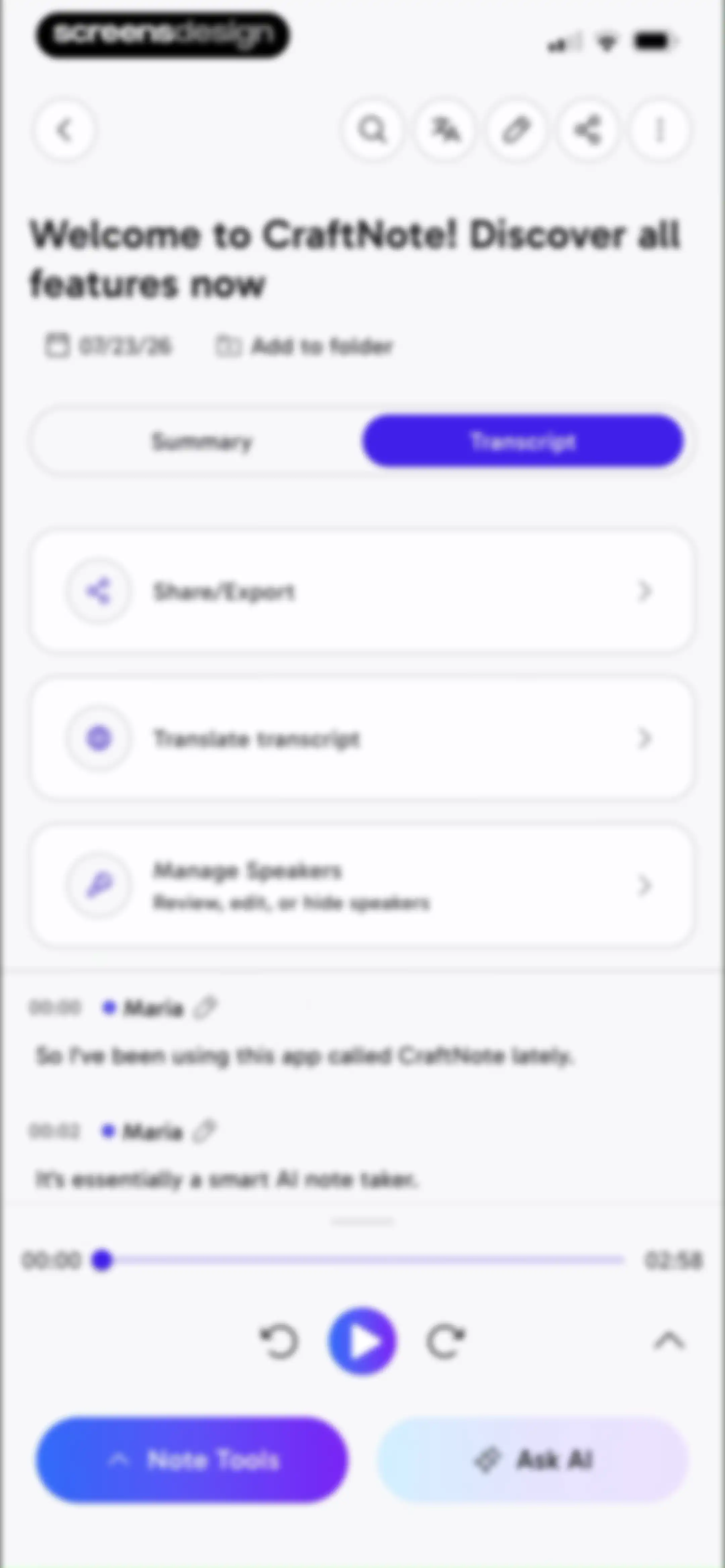 CraftNote: Smart AI Note Taker screen 42