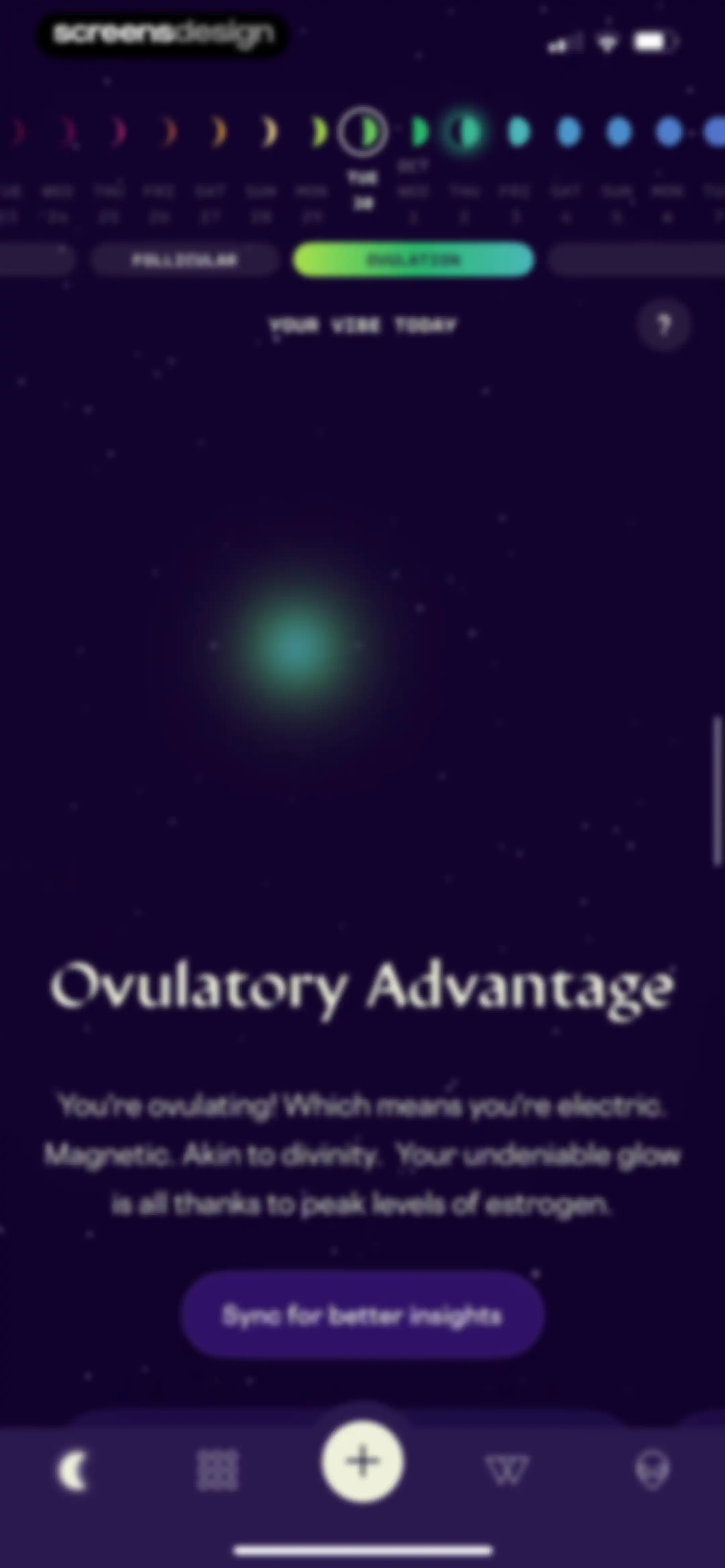 Stardust Period Tracker screen 81