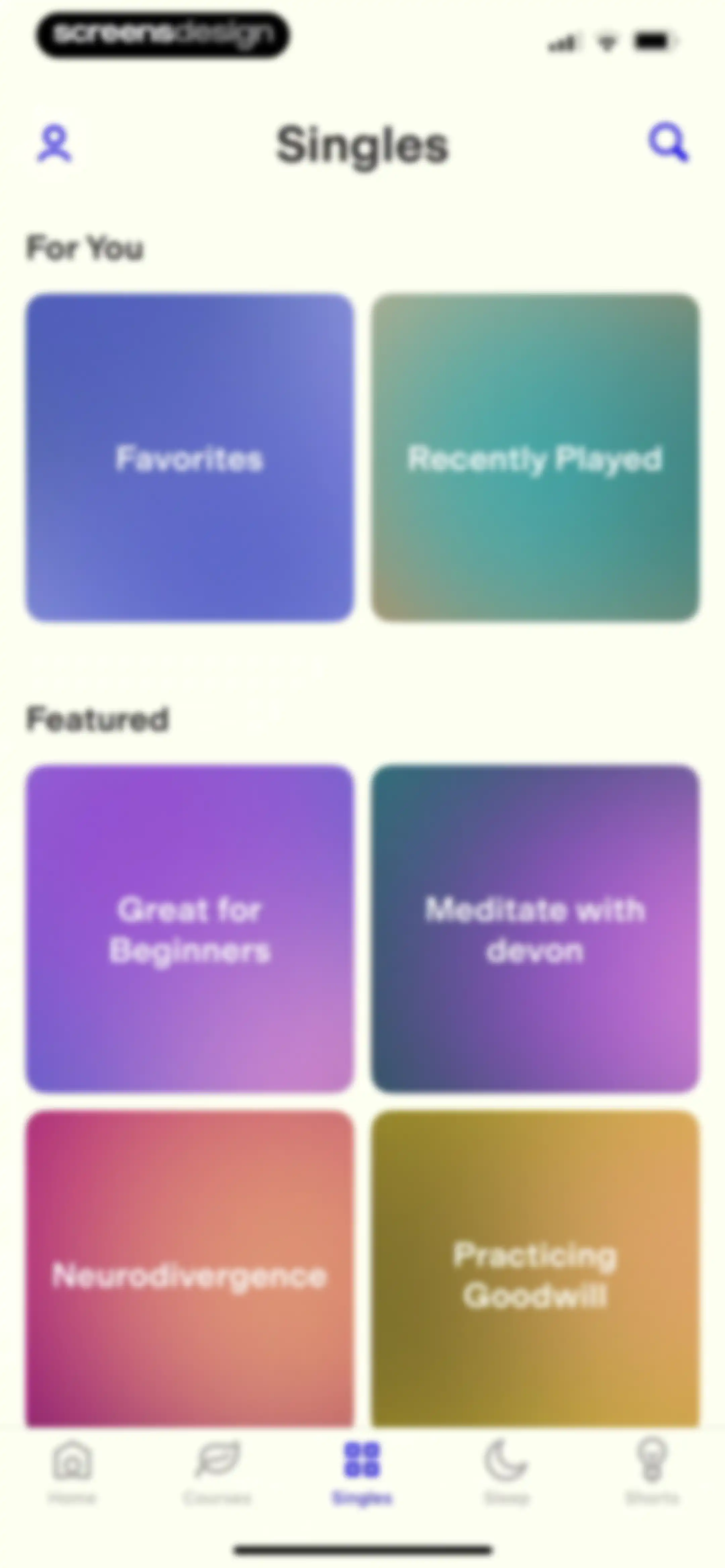 Happier Meditation screen 70