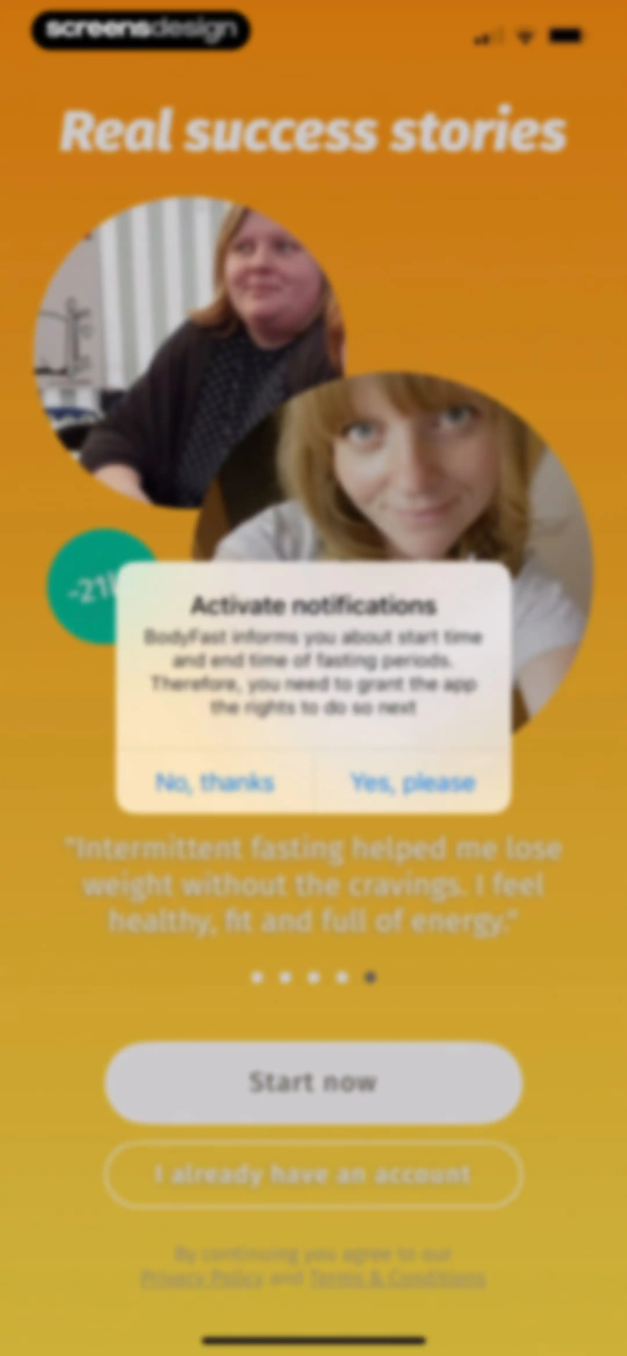 BodyFast: Intermittent Fasting screen 9