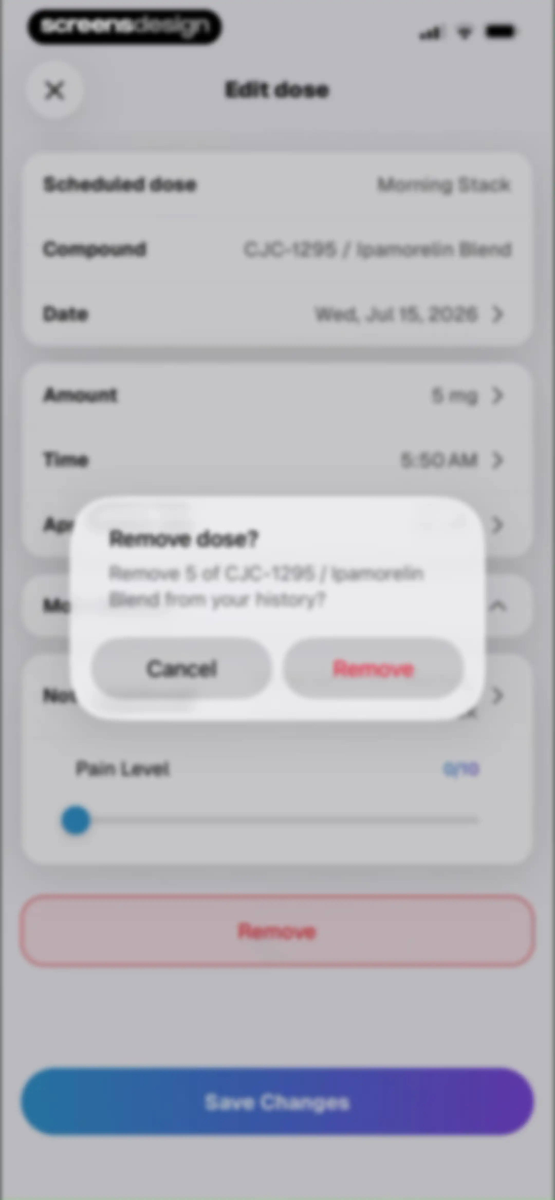 Pep AI: Peptide GLP-1 Tracker screen 81