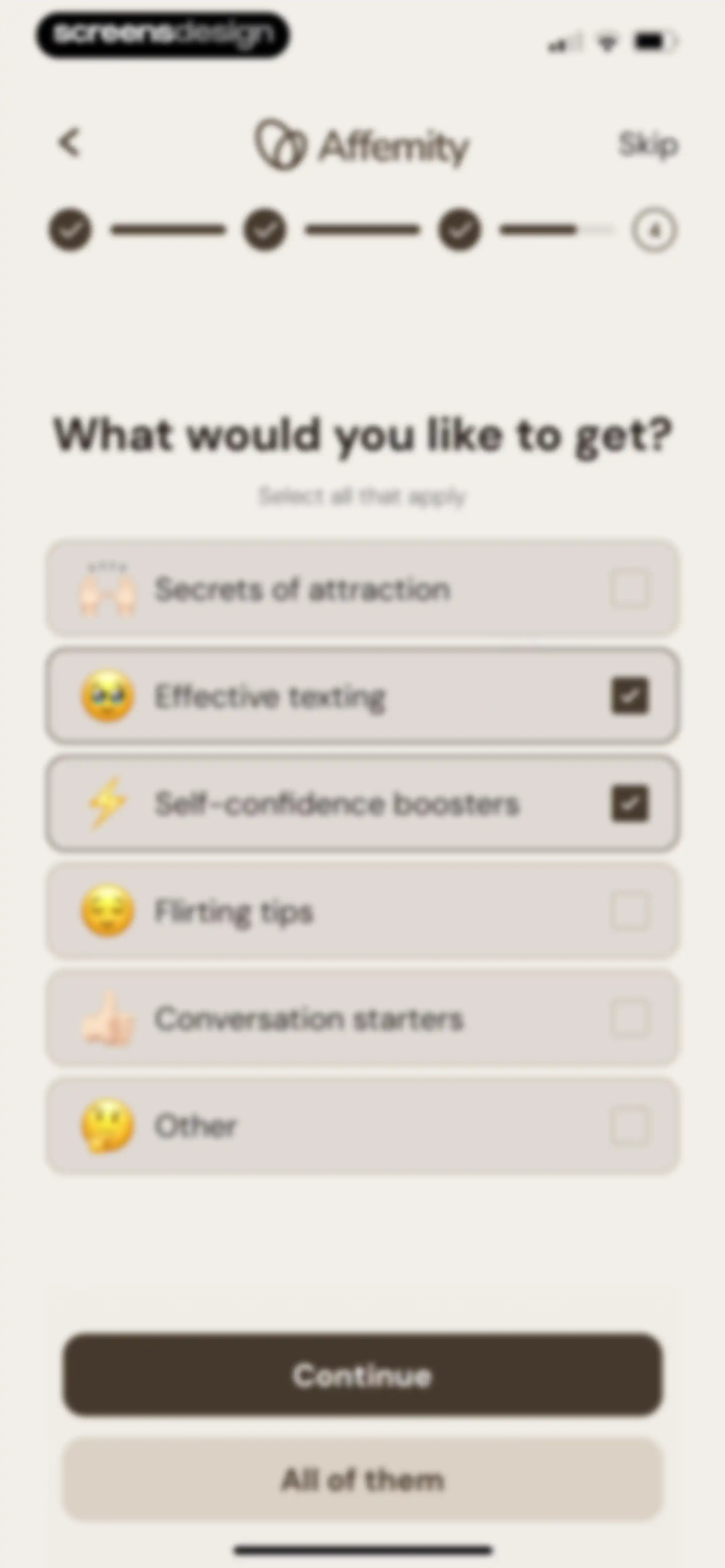 Affemity: Relationship Coach screen 40
