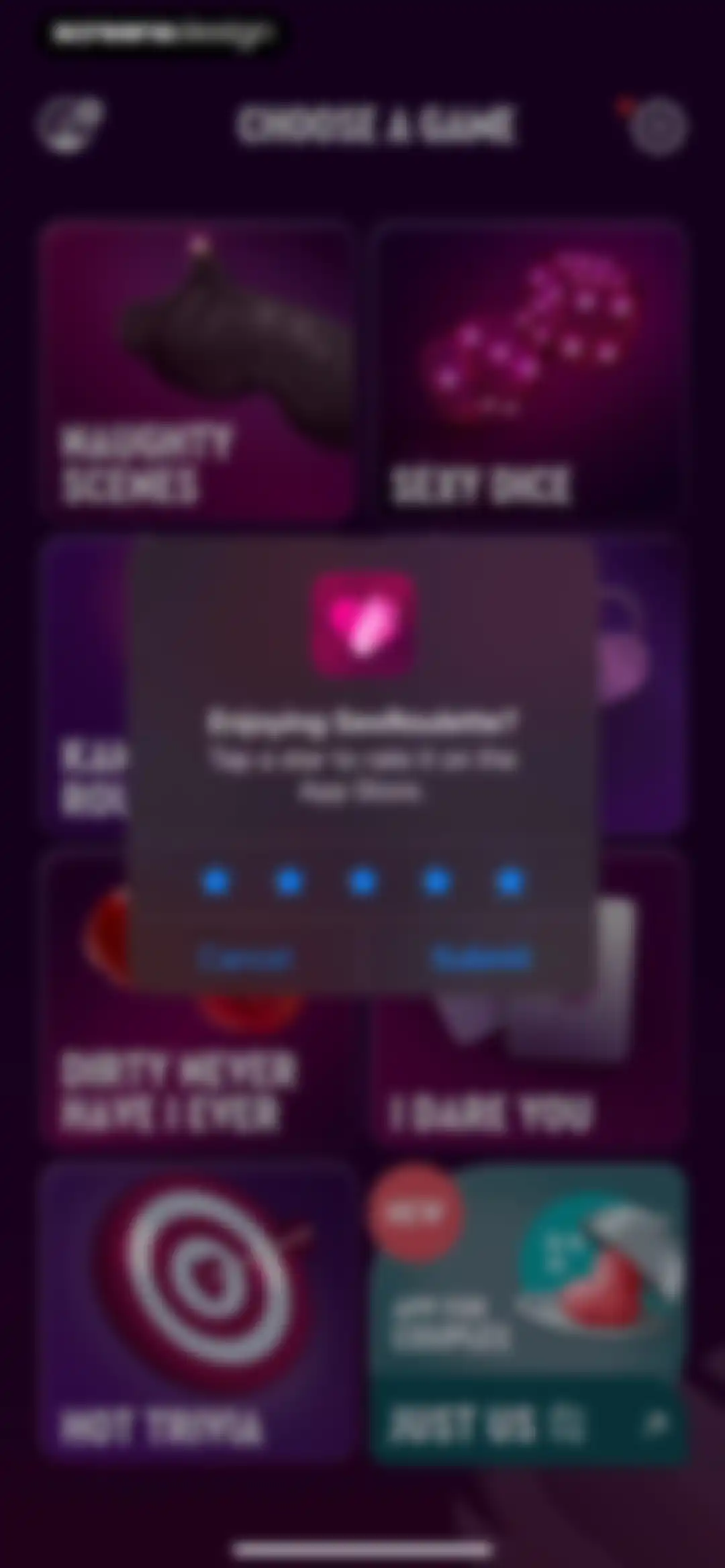 Couples games: Sex Roulette screen 17