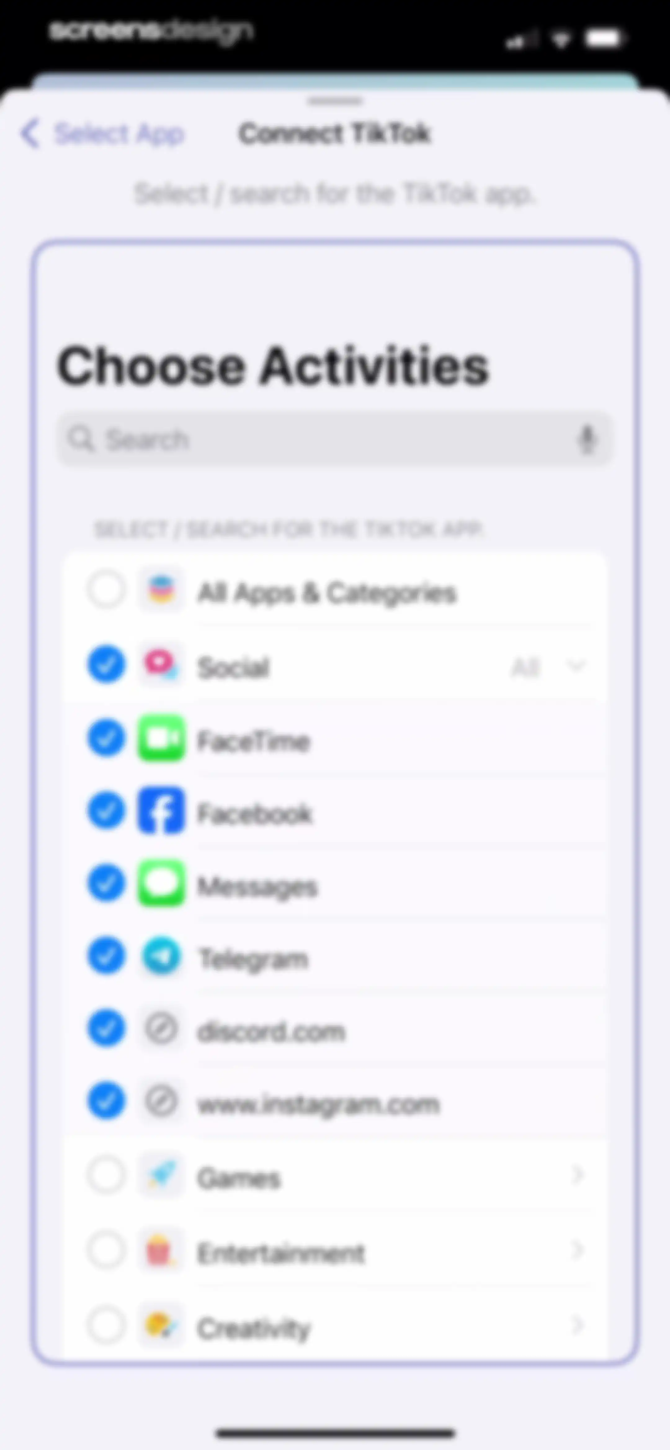 one sec | screen time + focus screen 33