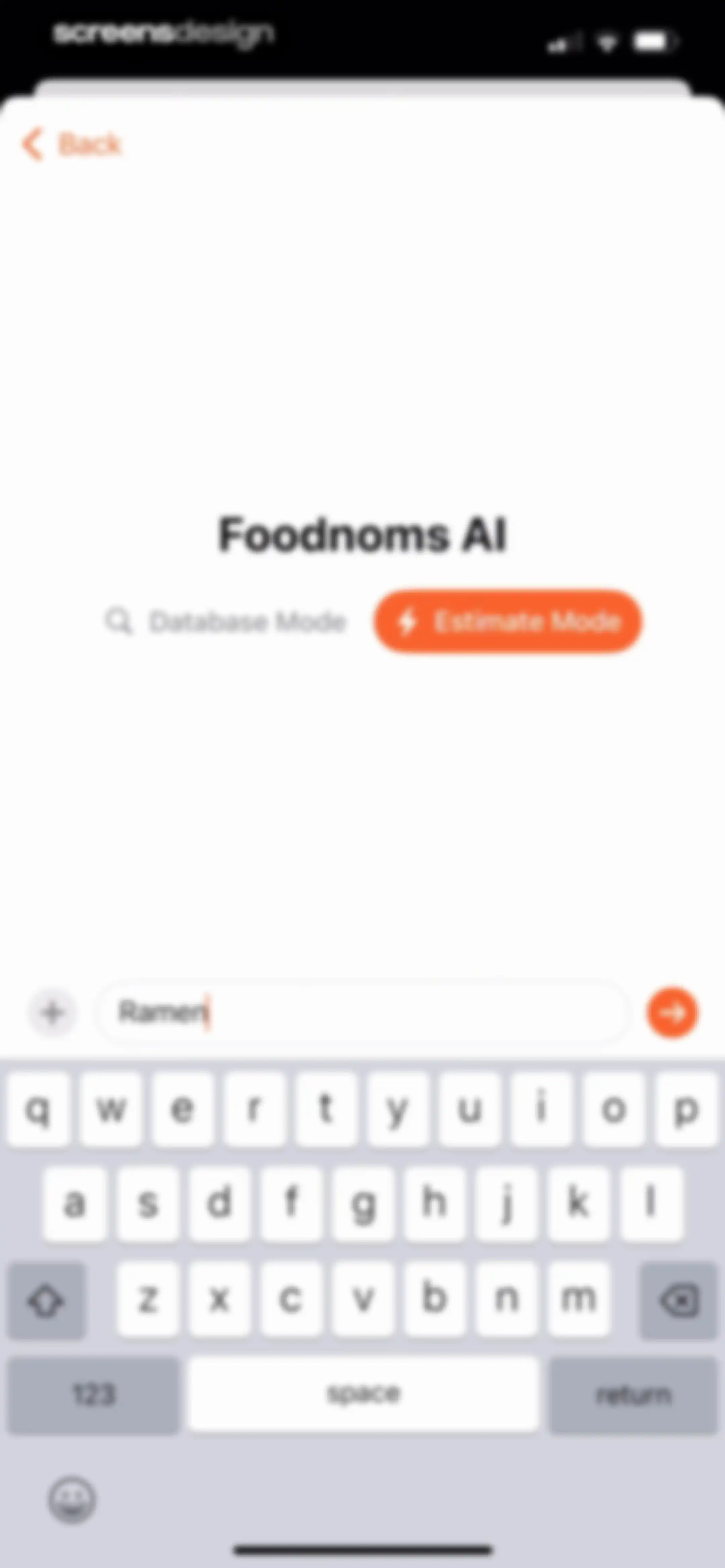 Nutrition Tracker: Foodnoms screen 123