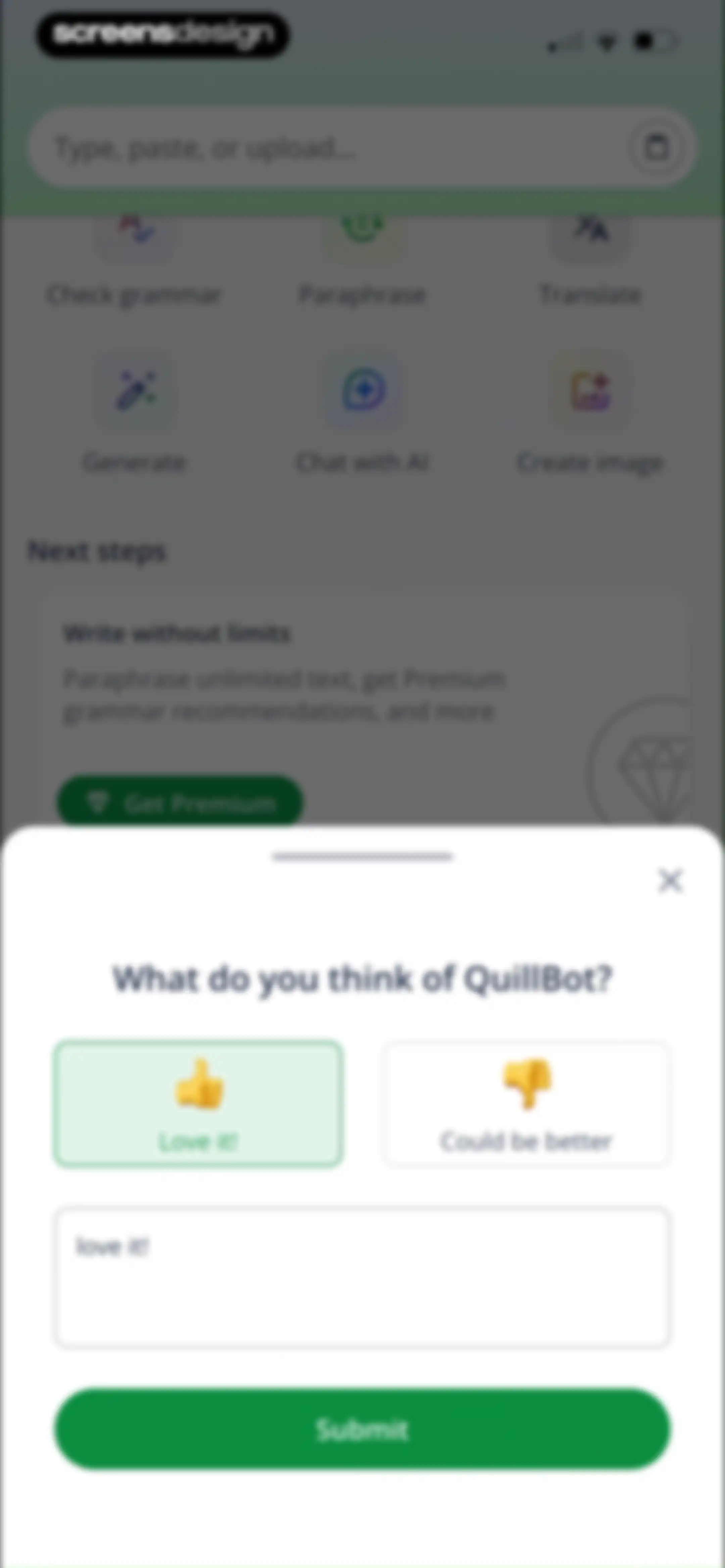 Quillbot-AI Writing & Keyboard screen 66