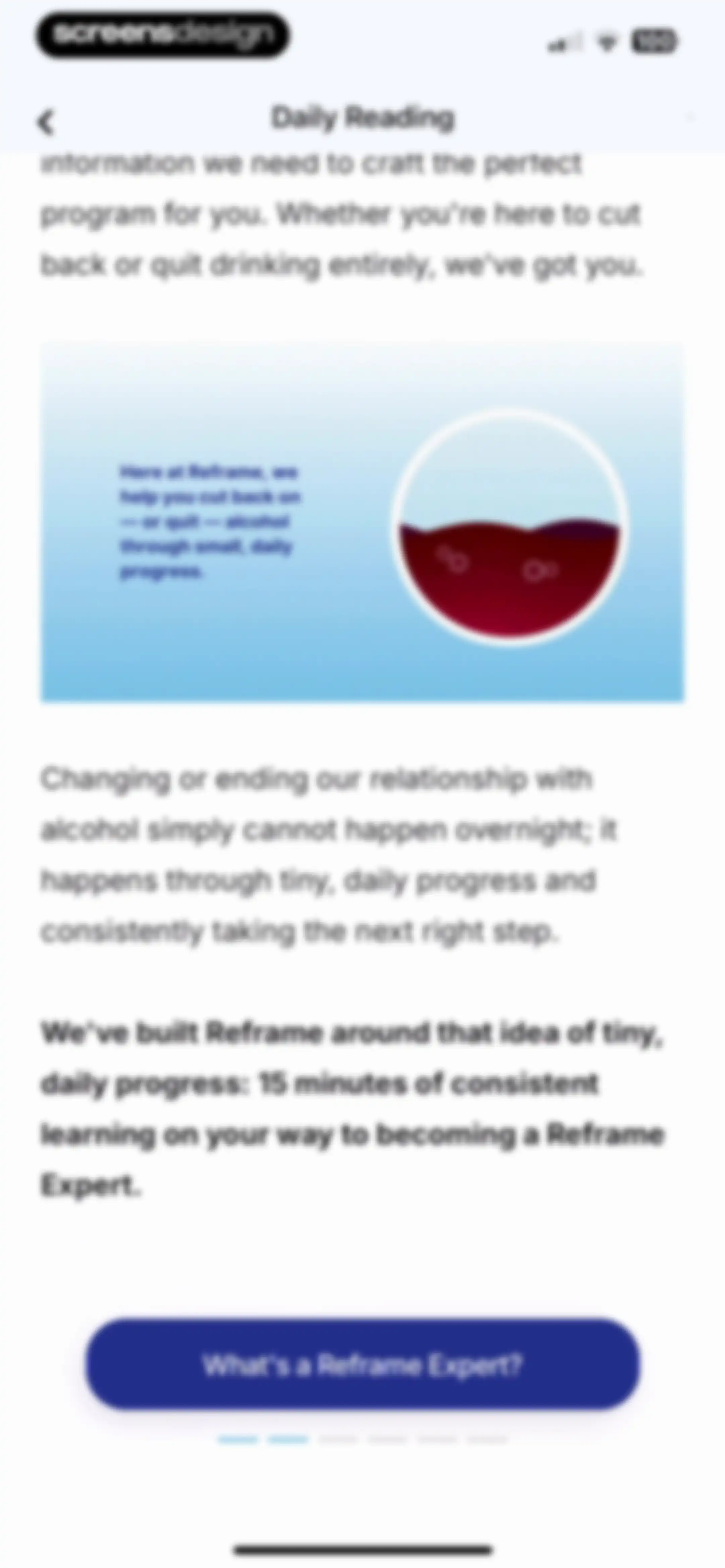 Reframe: Drink Less & Thrive screen 112