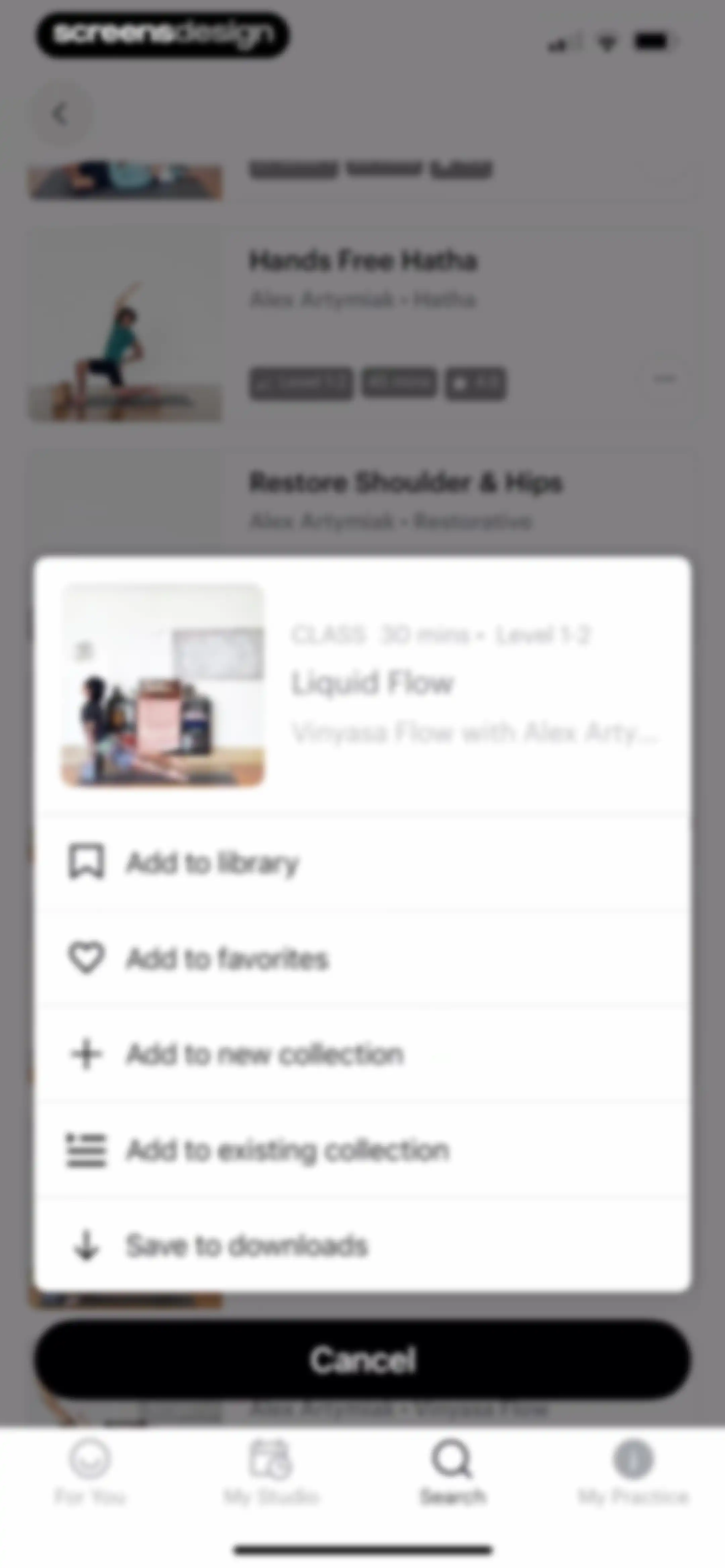 Glo | Yoga and Meditation App screen 85