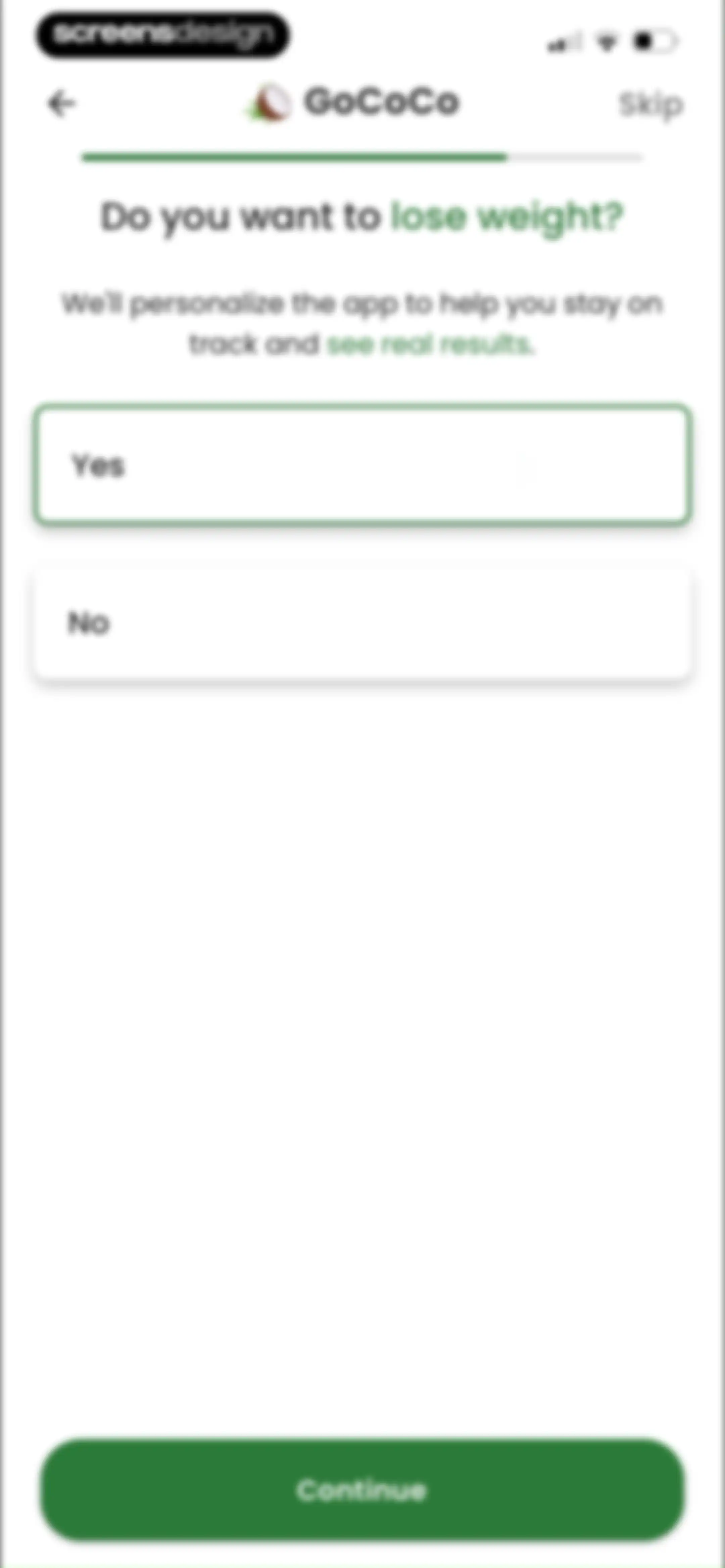 Diabetes food tracker - Gococo screen 35