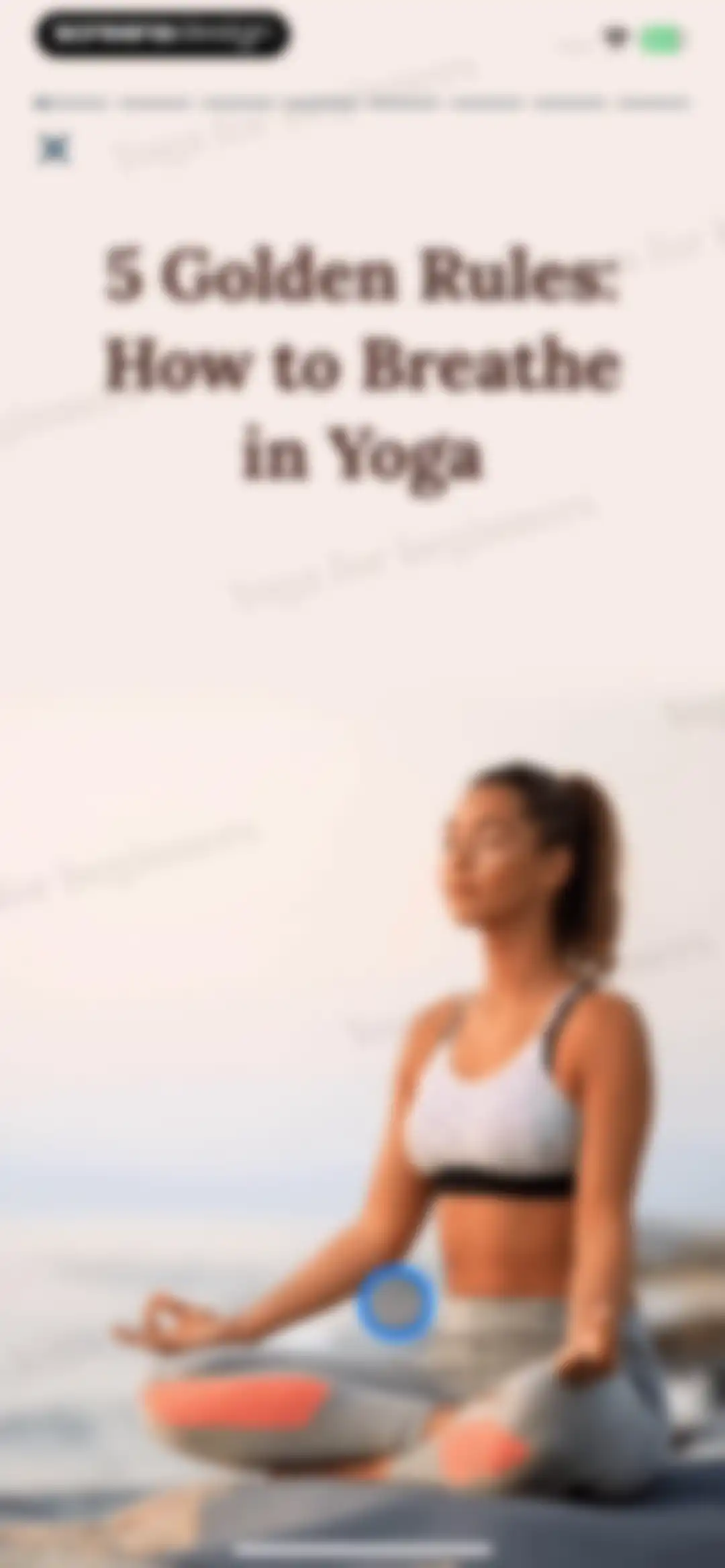 Yoga for Beginners, Pilates+ screen 99
