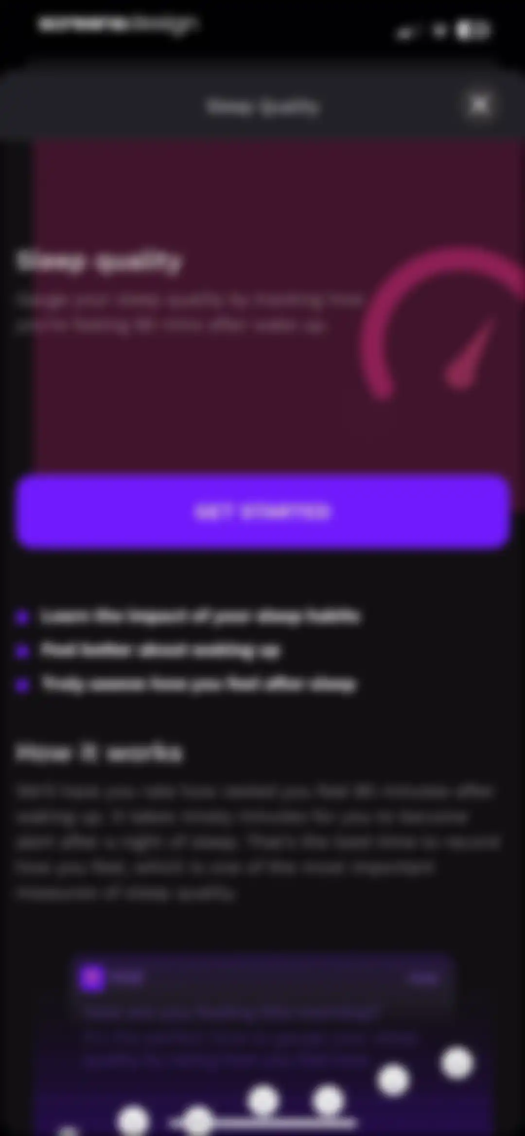 RISE: Sleep Tracker screen 141