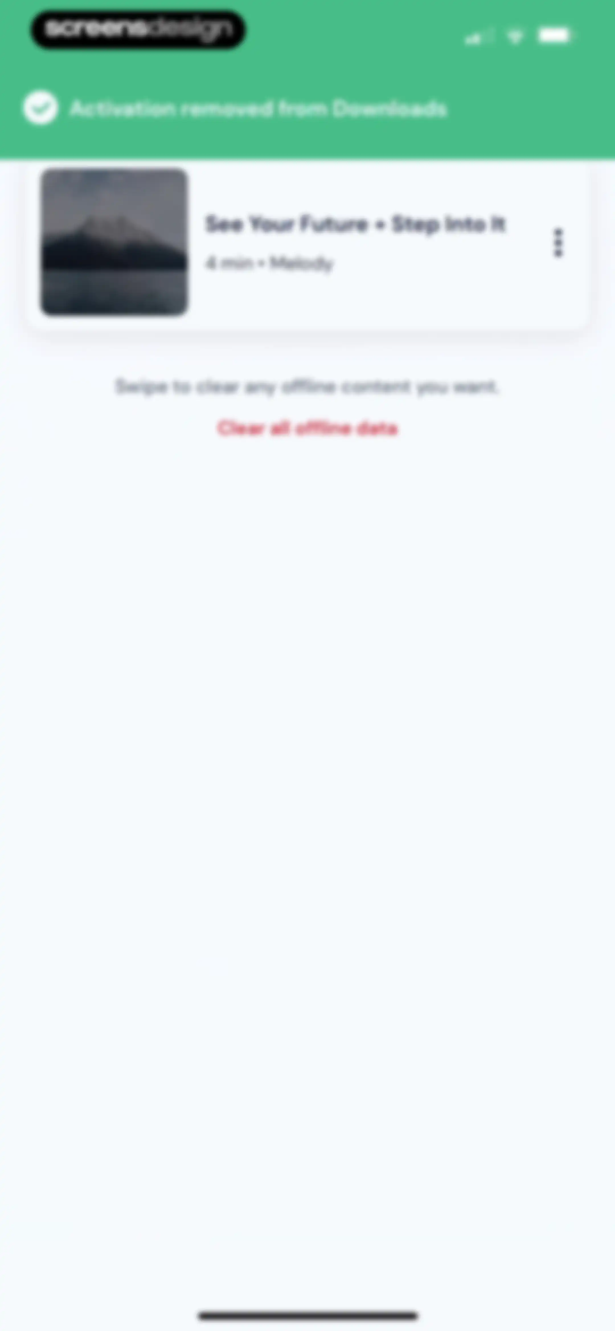 Activations: Daily Motivation screen 85