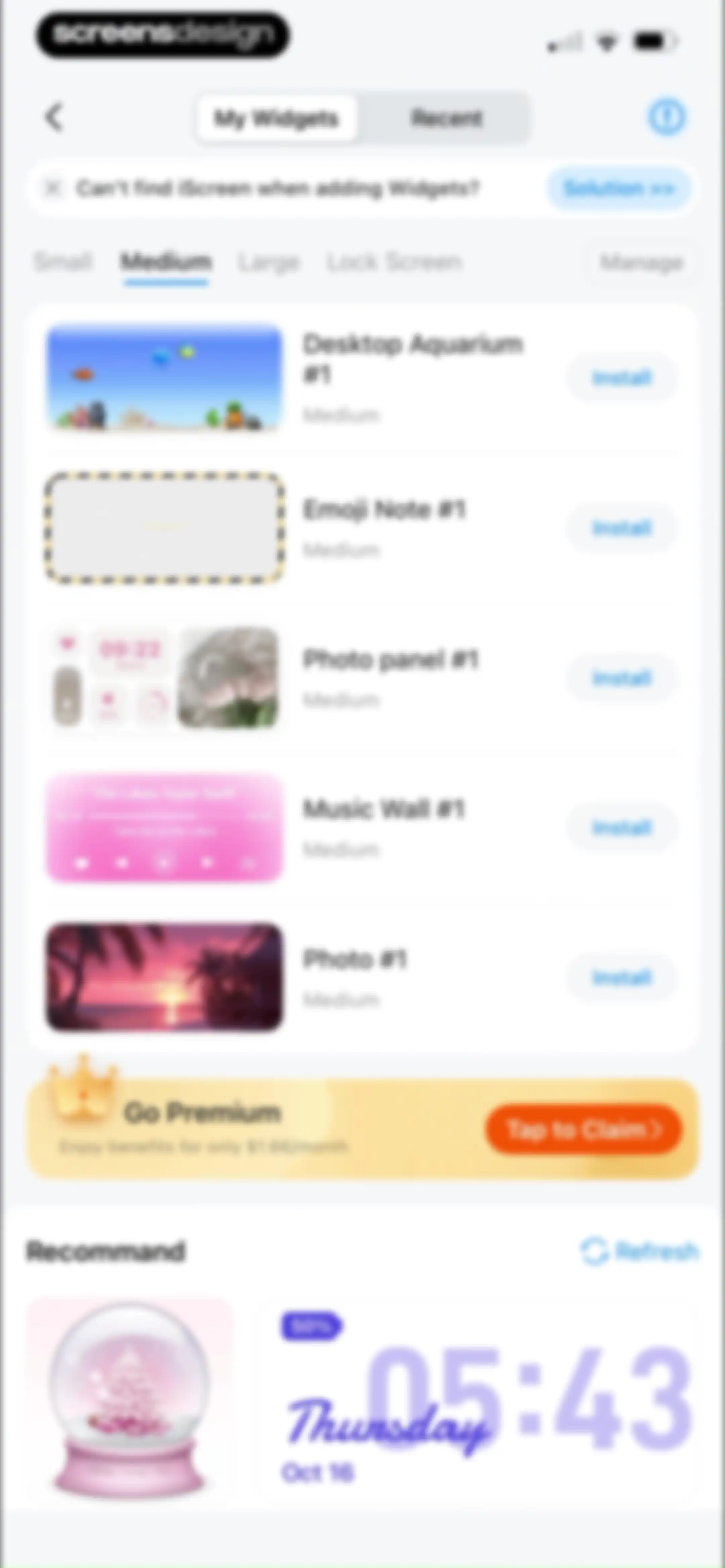 iScreen - Widgets & Wallpaper screen 99