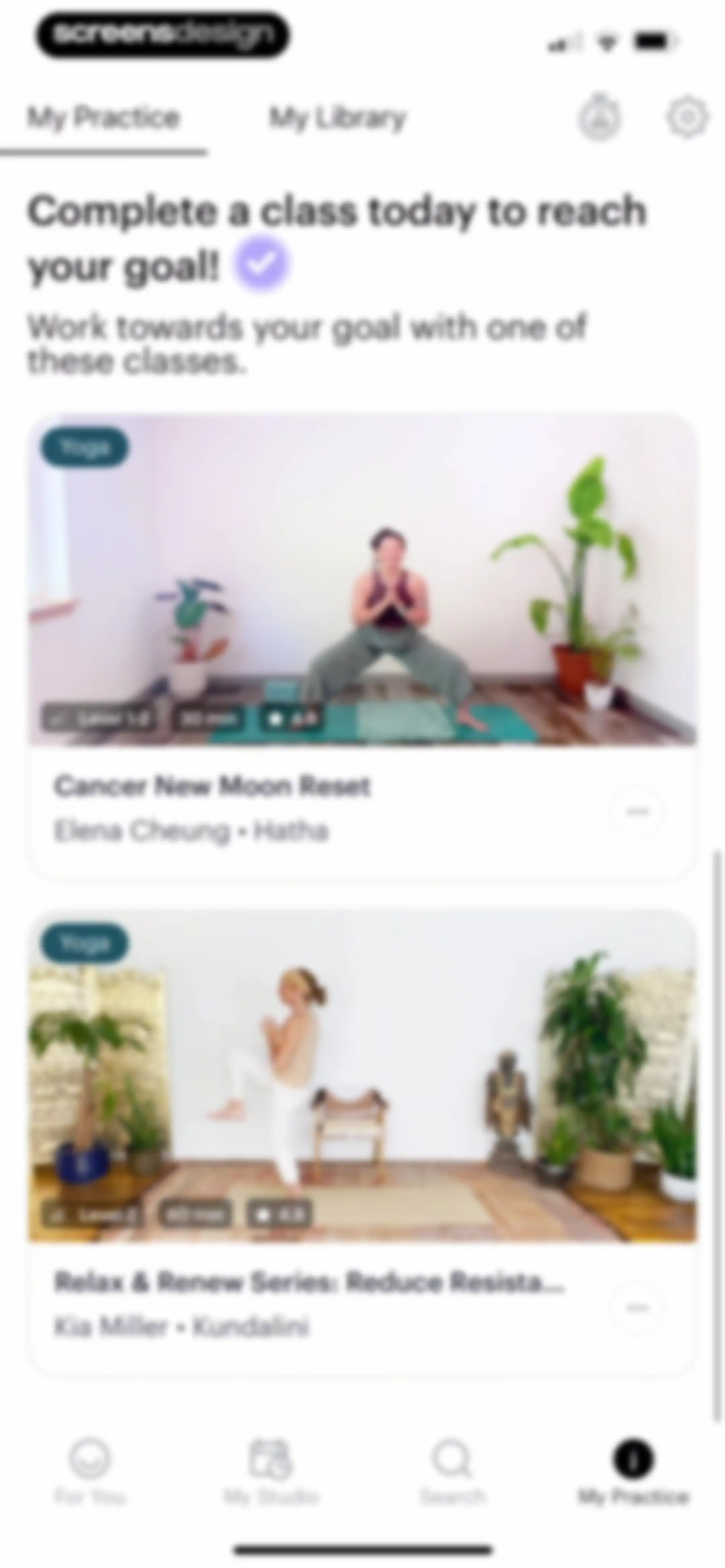 Glo | Yoga and Meditation App screen 92