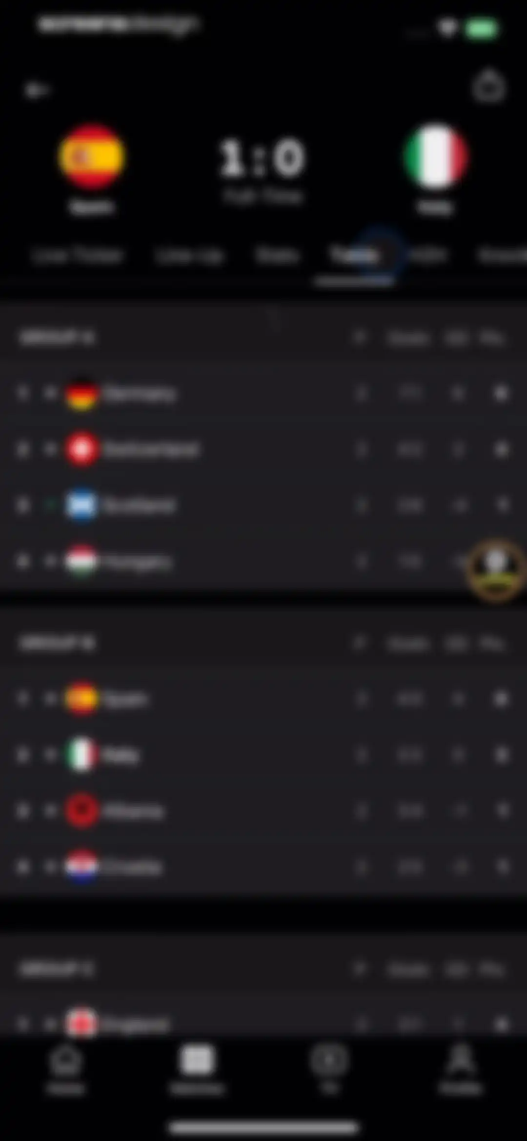 OneFootball Live Soccer scores screen 60
