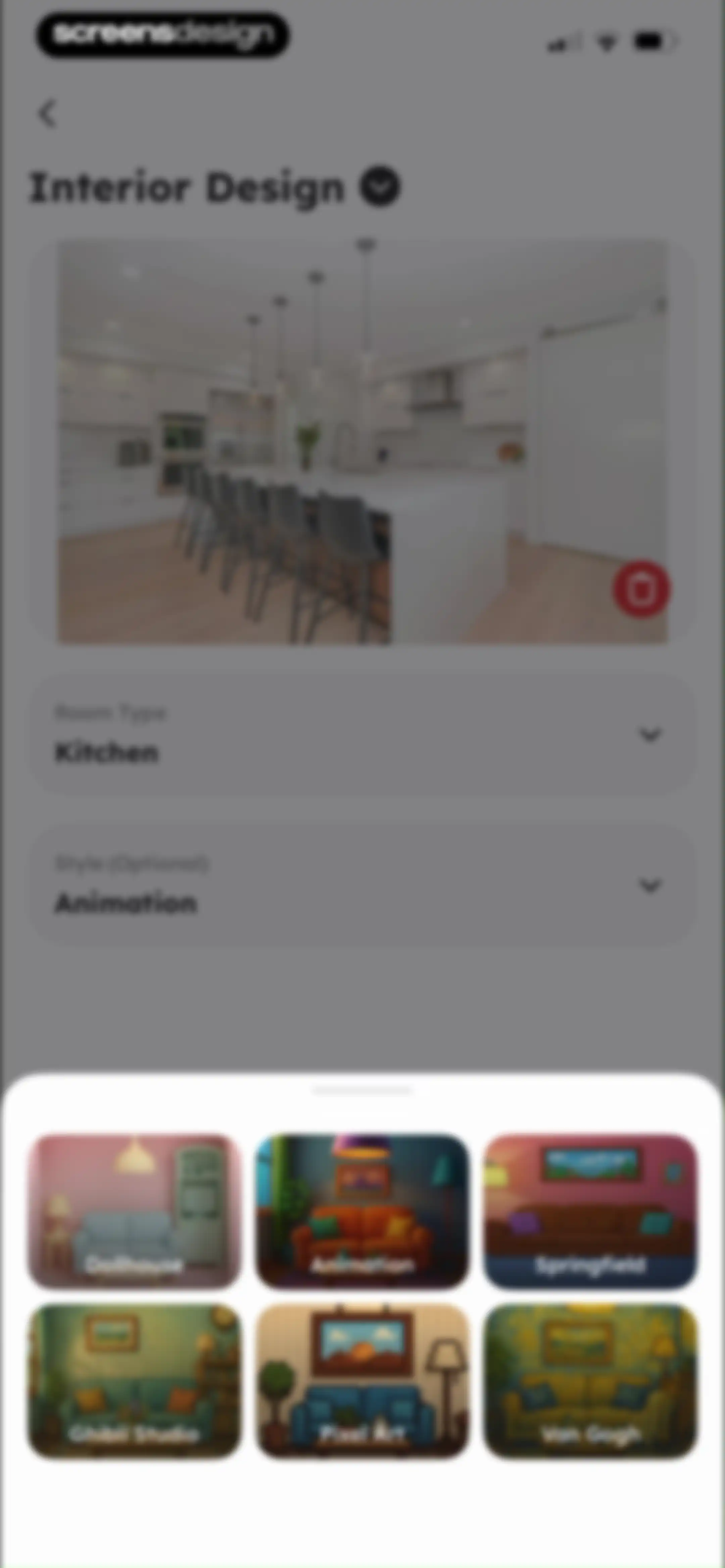House AI: AI Room Design, Home screen 31