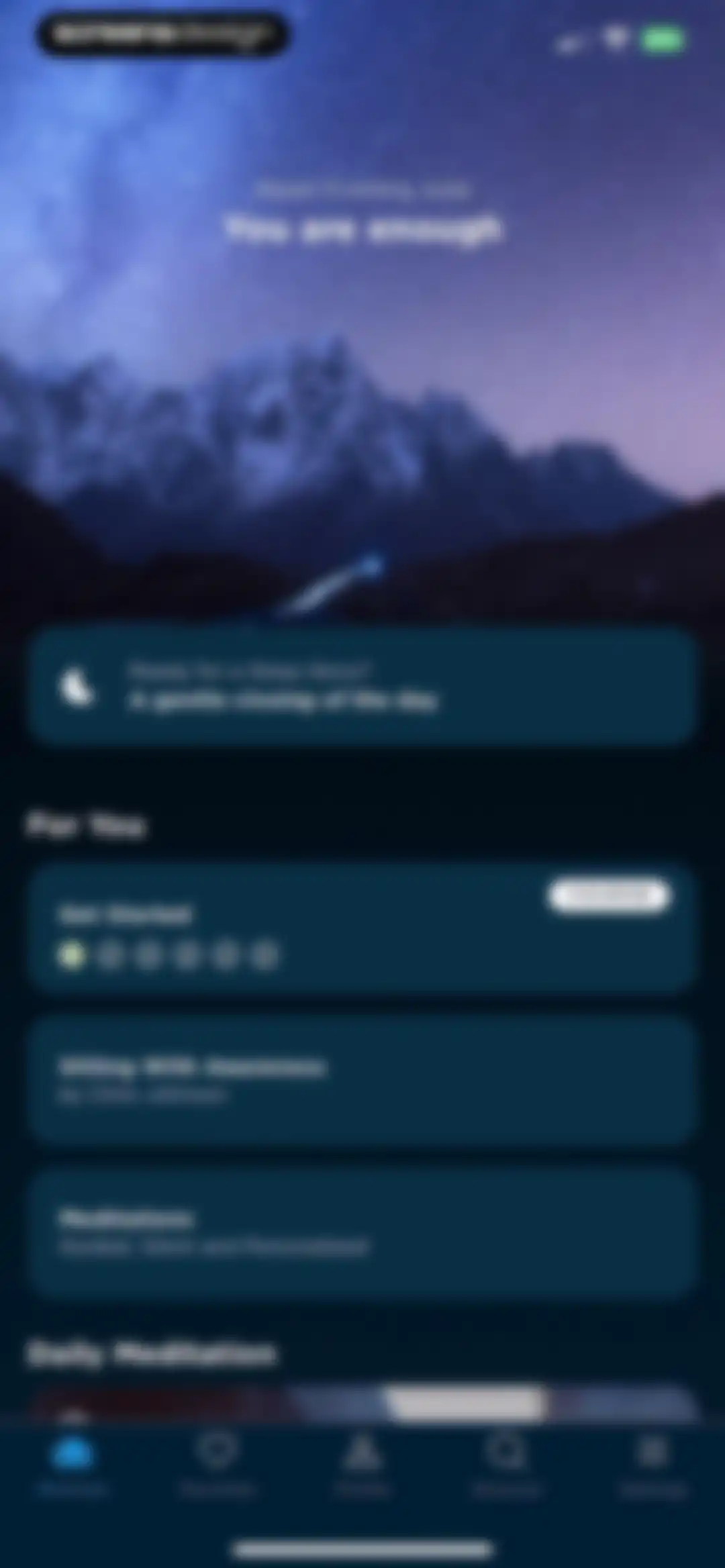 The Mindfulness App screen 31