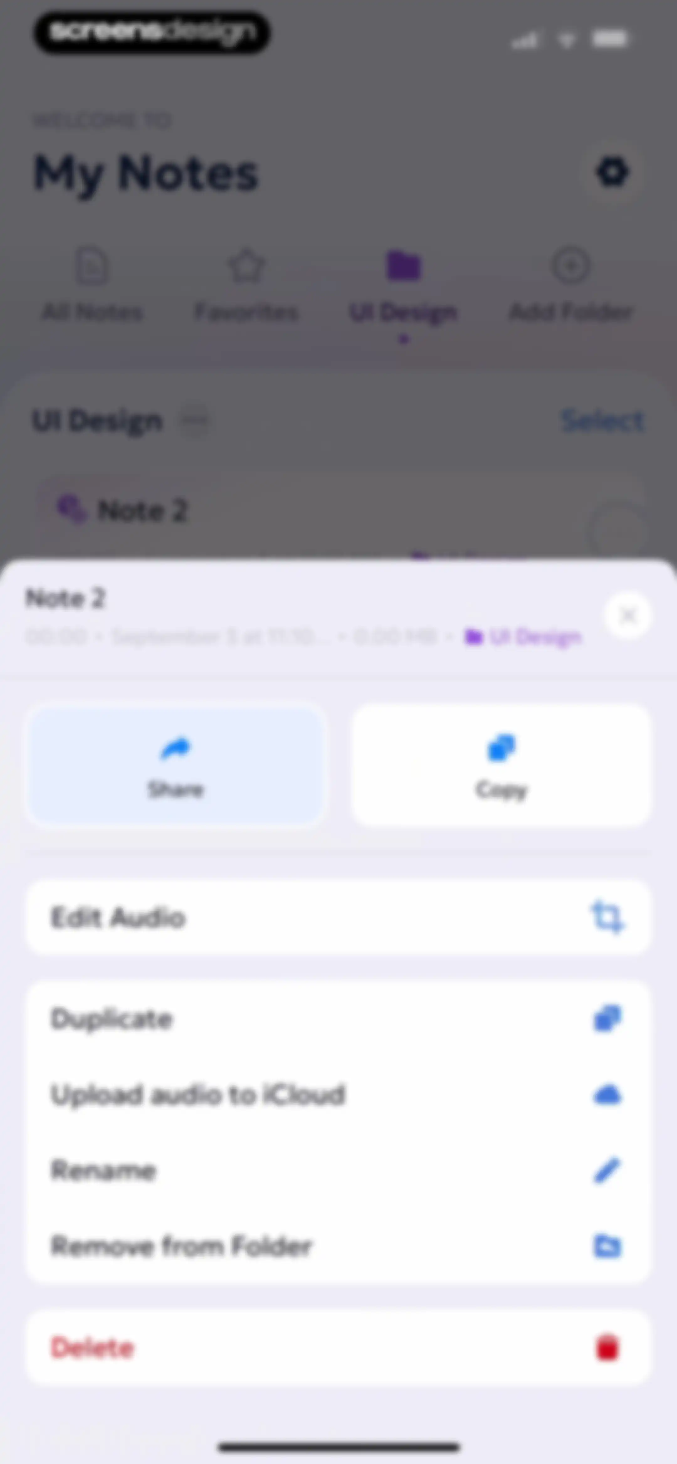 AI Summary - Meeting Notes screen 80
