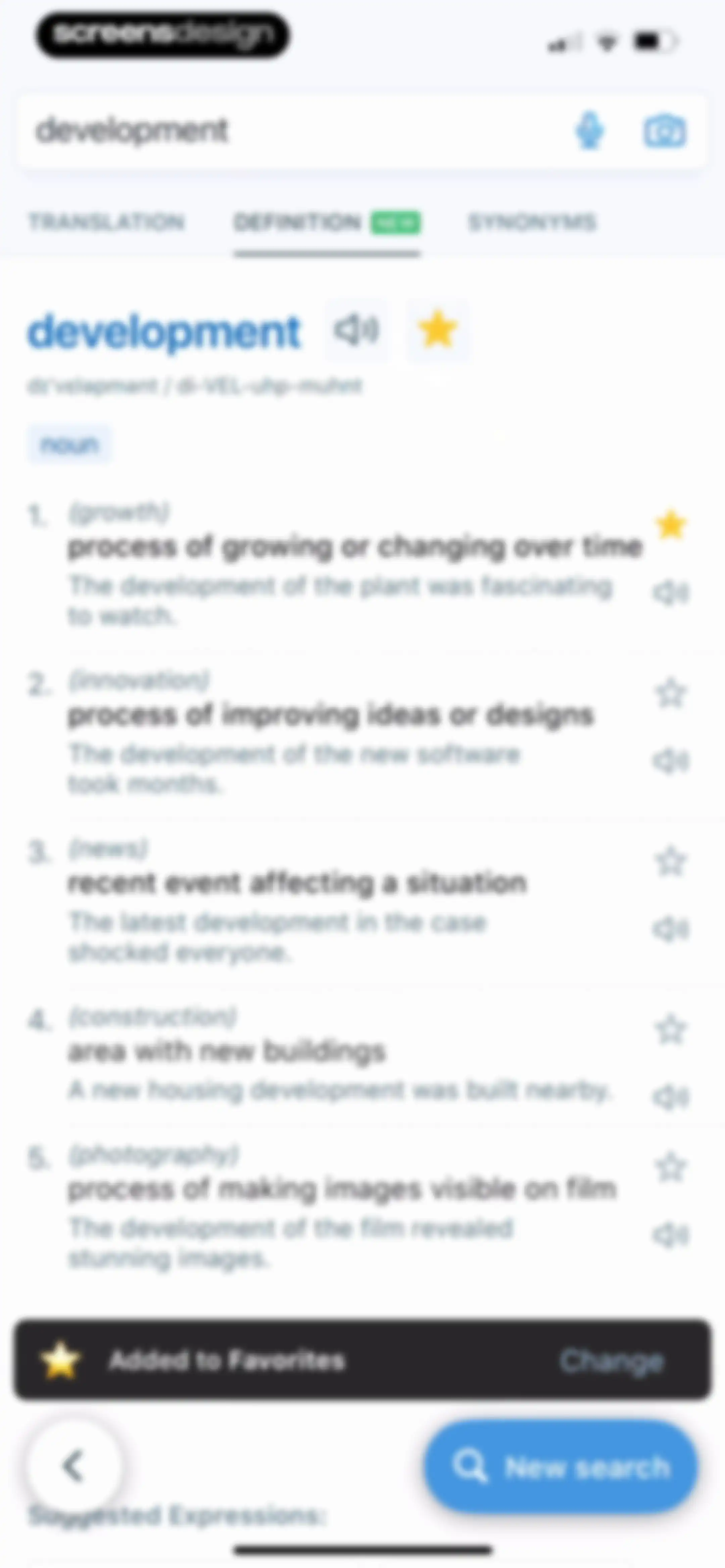 Reverso translate and learn screen 35