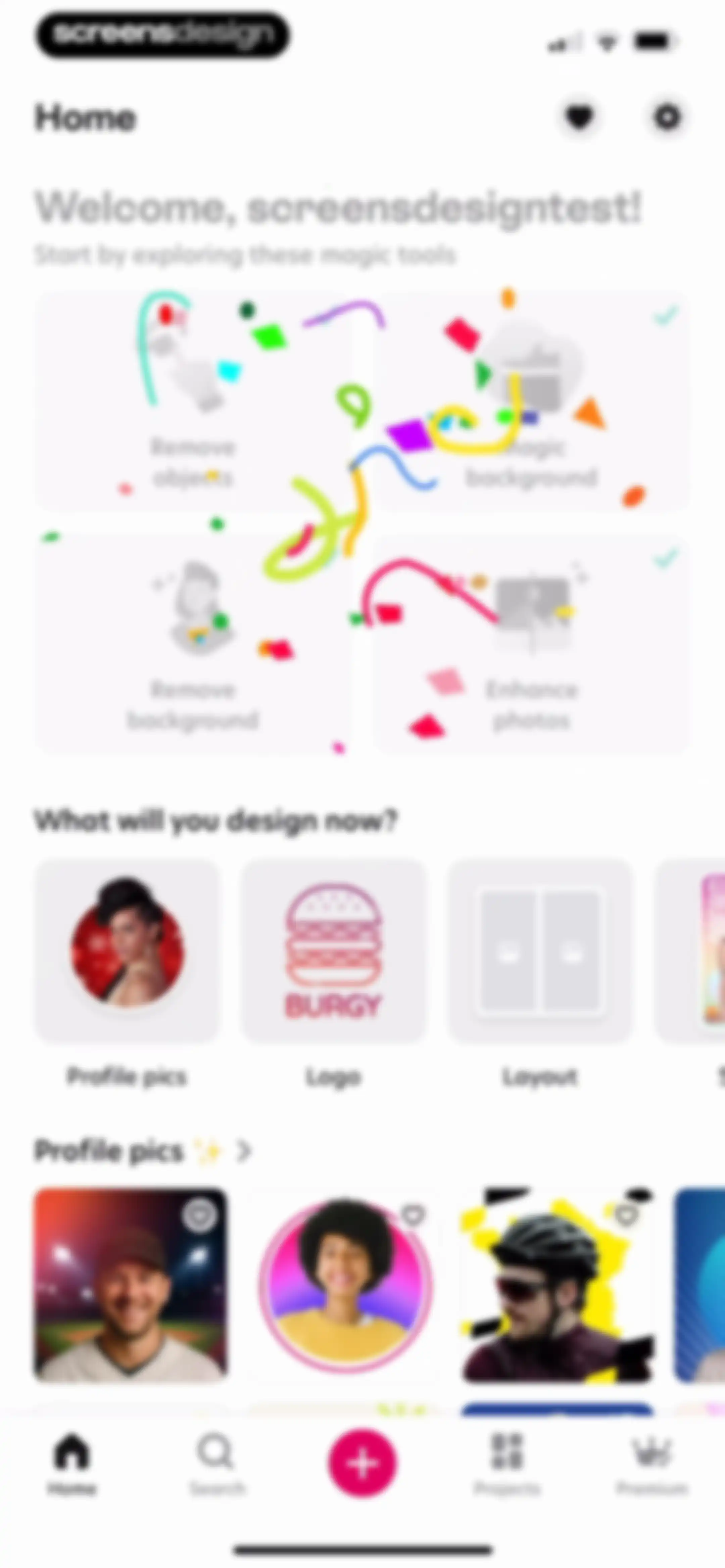 Bazaart AI Photo Editor Design screen 38