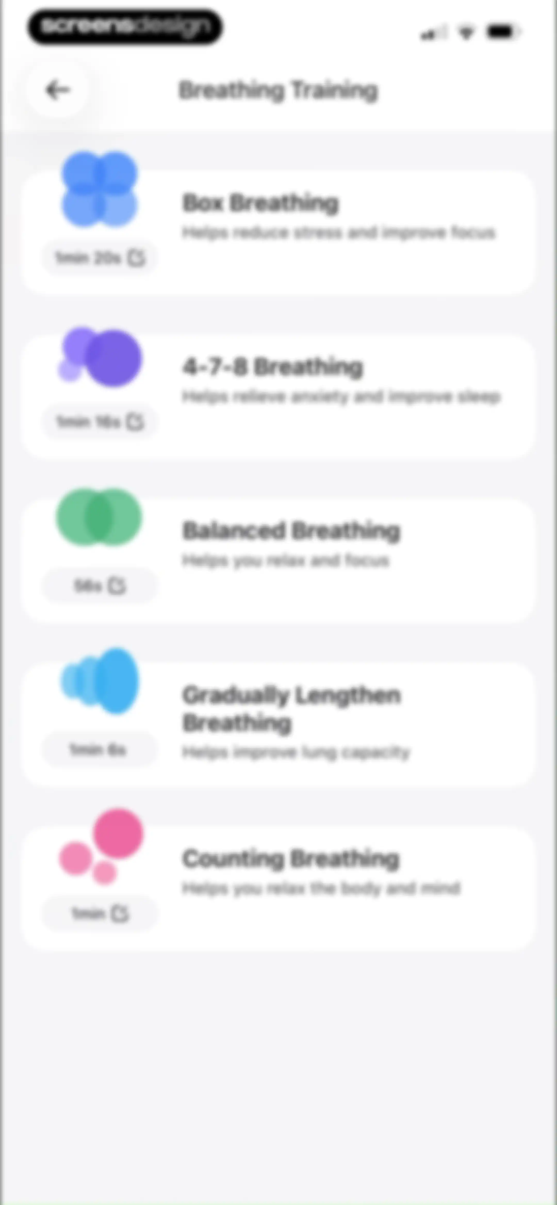 Health Tracker- HeartRate & BP screen 56