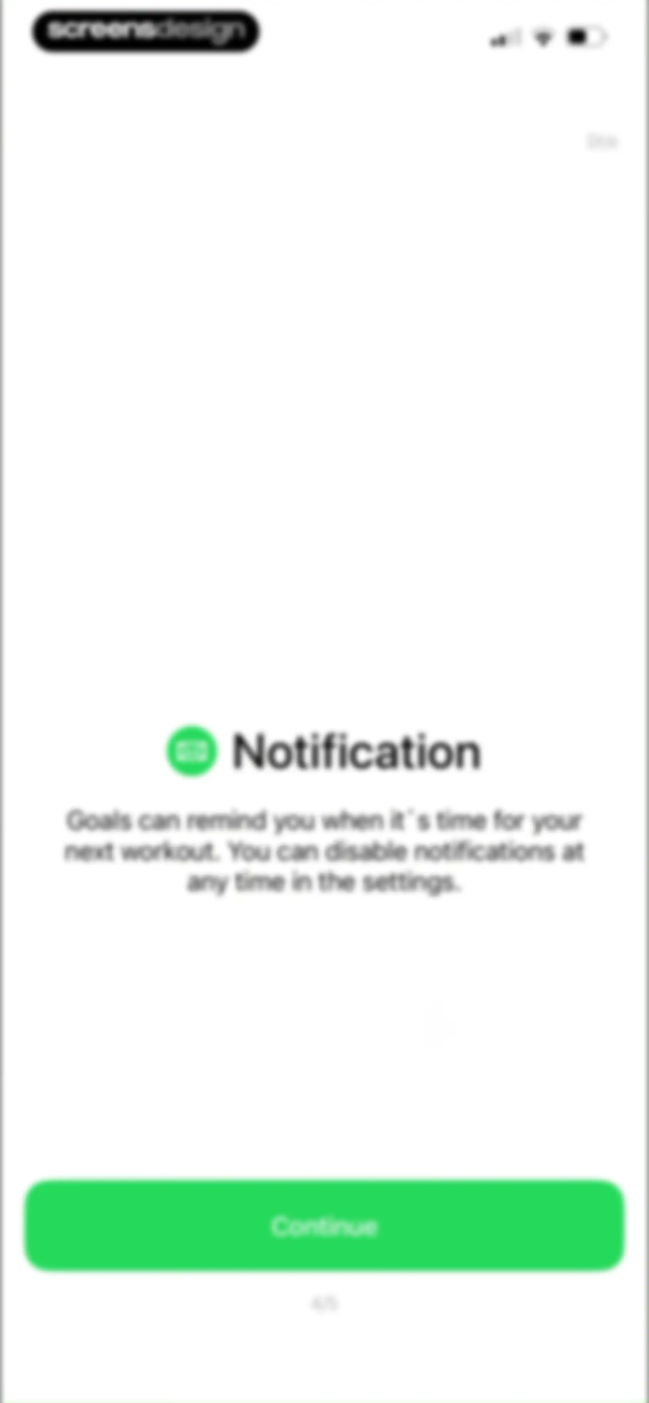 Running Walking Tracker Goals screen 10
