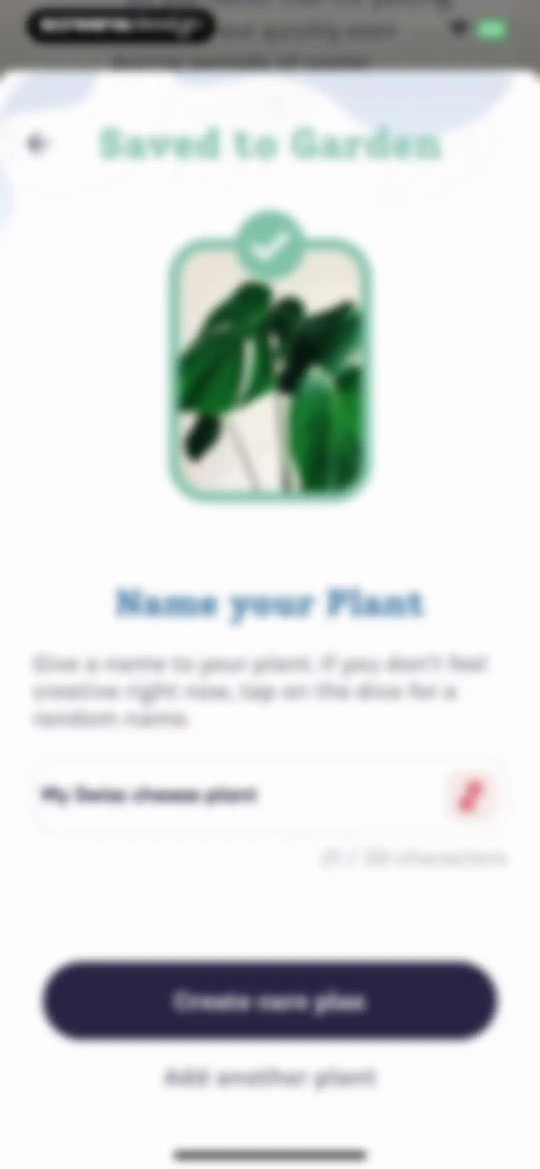 Plant Identifier, Care: Planty screen 50