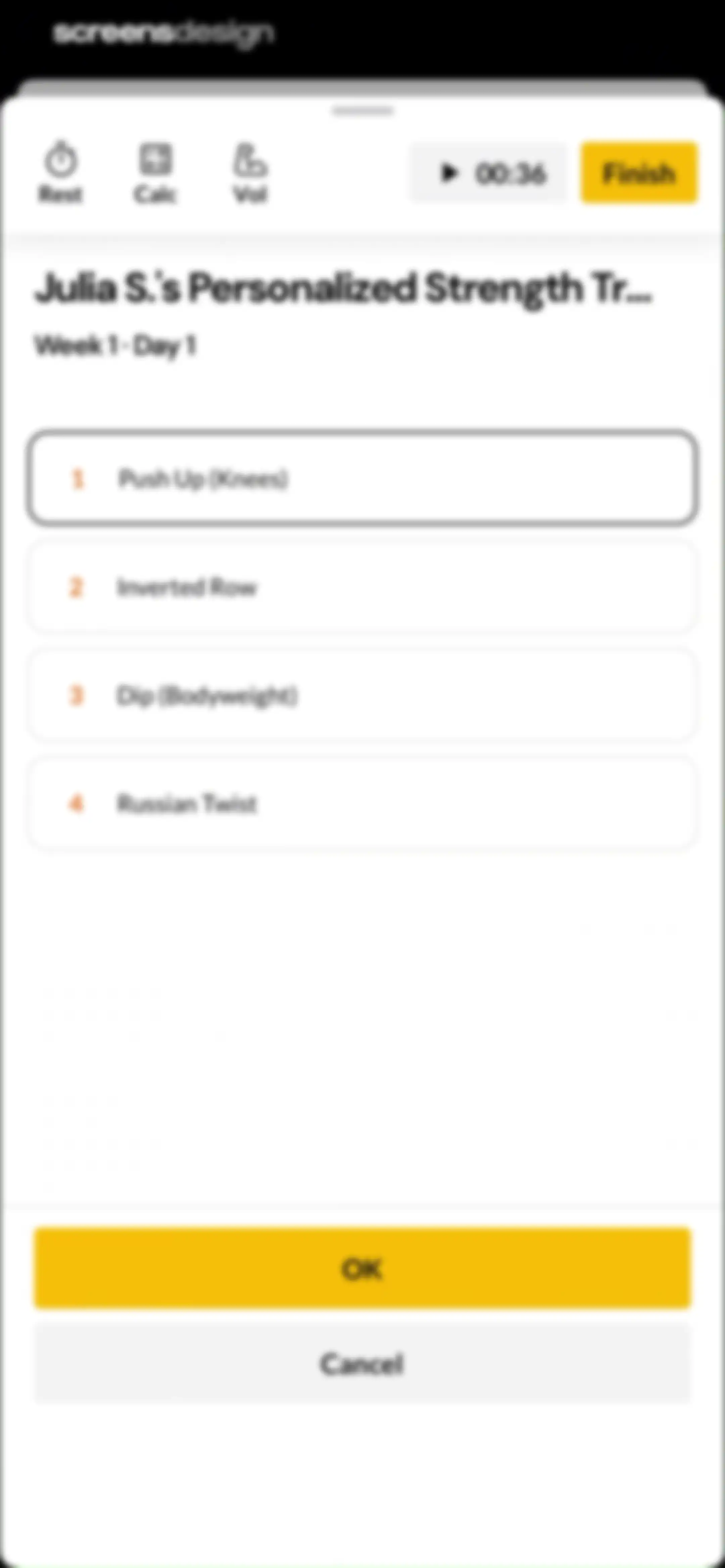 Boostcamp: Workout Programs screen 58