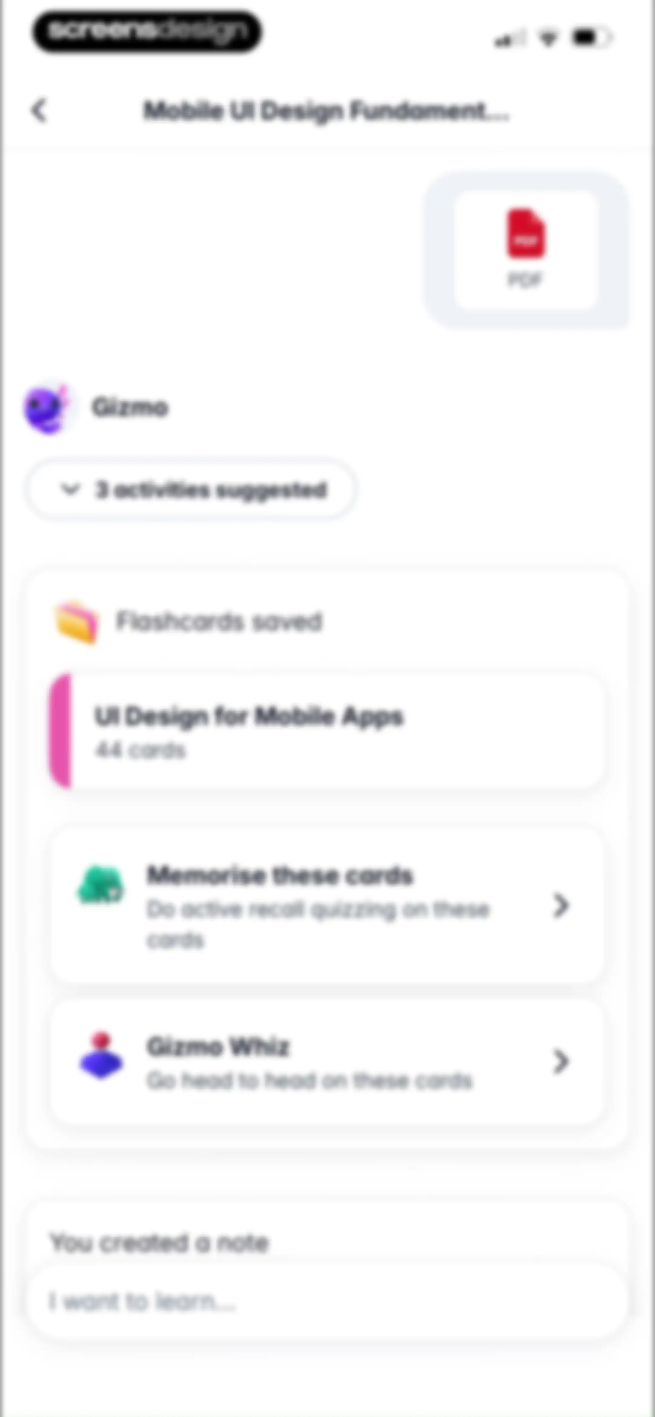 Gizmo: AI Tutor screen 93