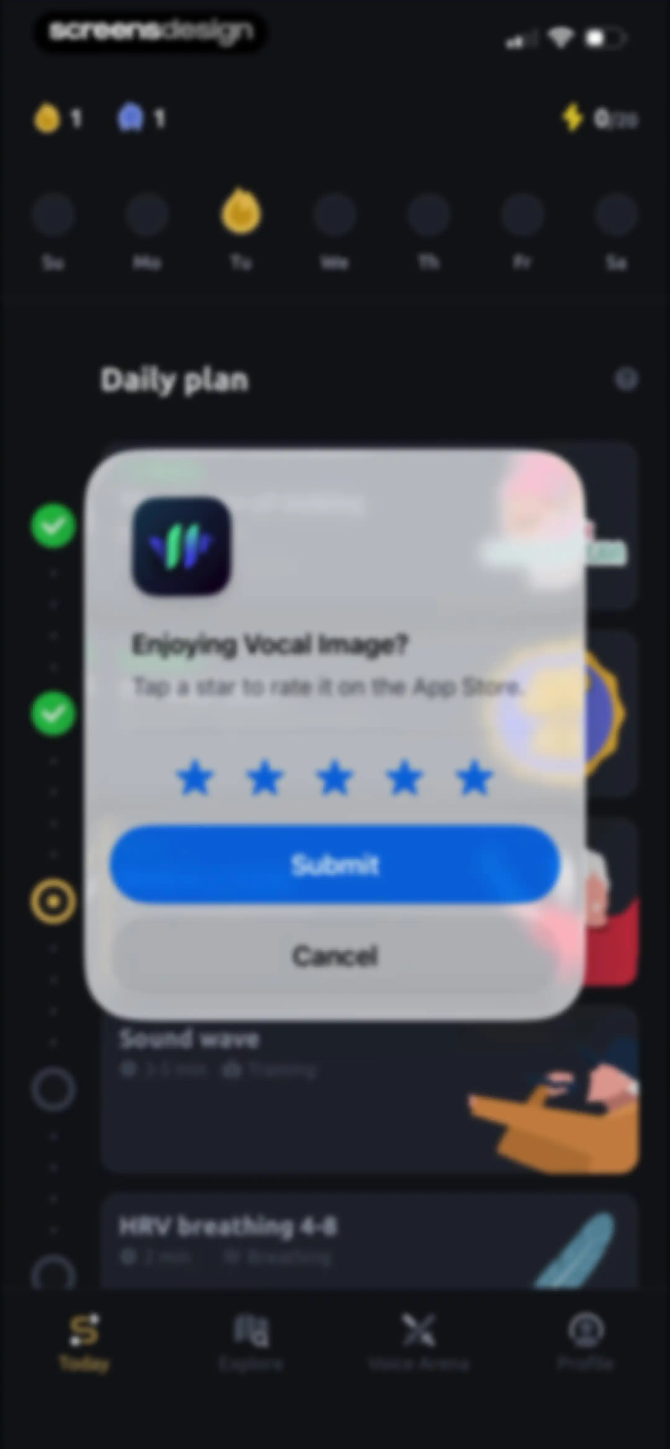 Vocal Image: AI Speaking Coach screen 99