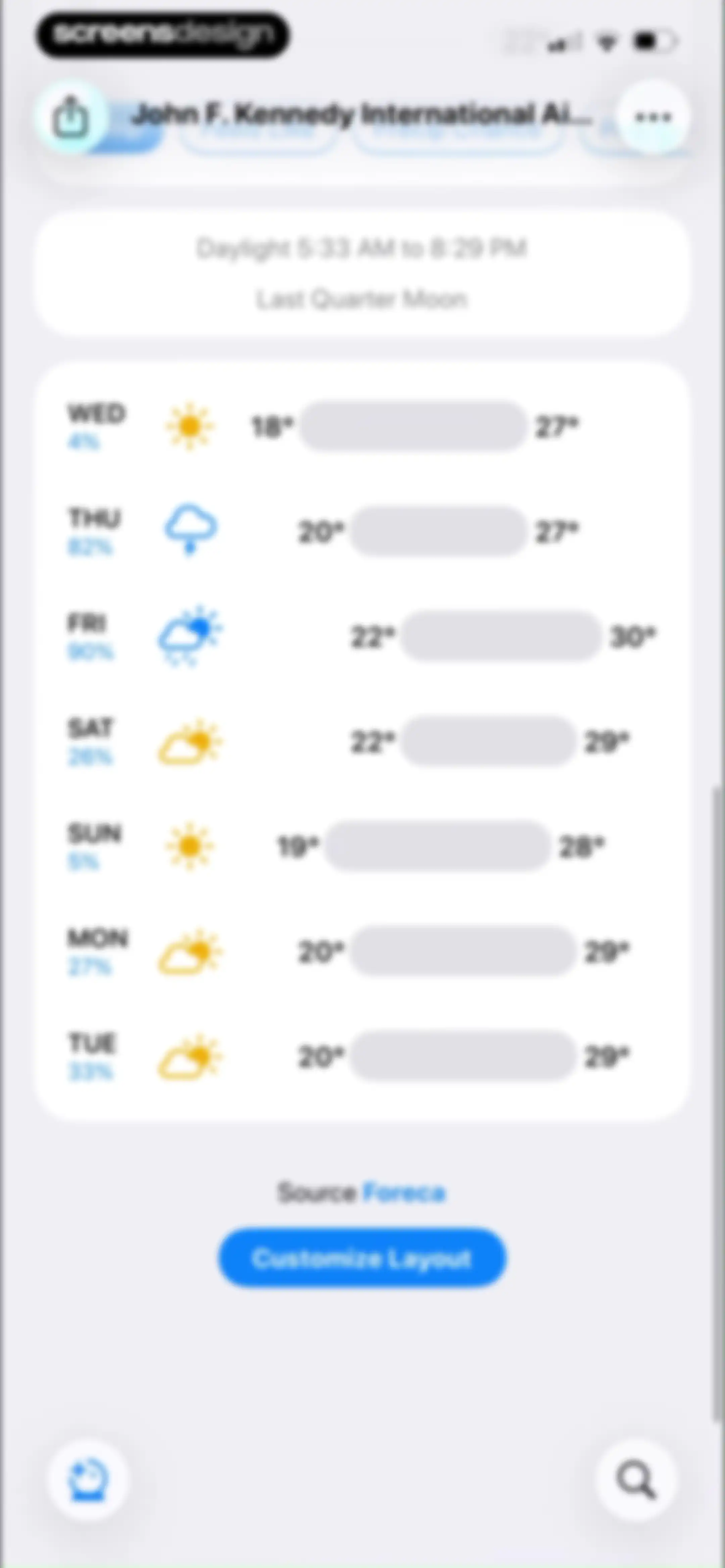 CARROT Weather: Alerts & Radar screen 137