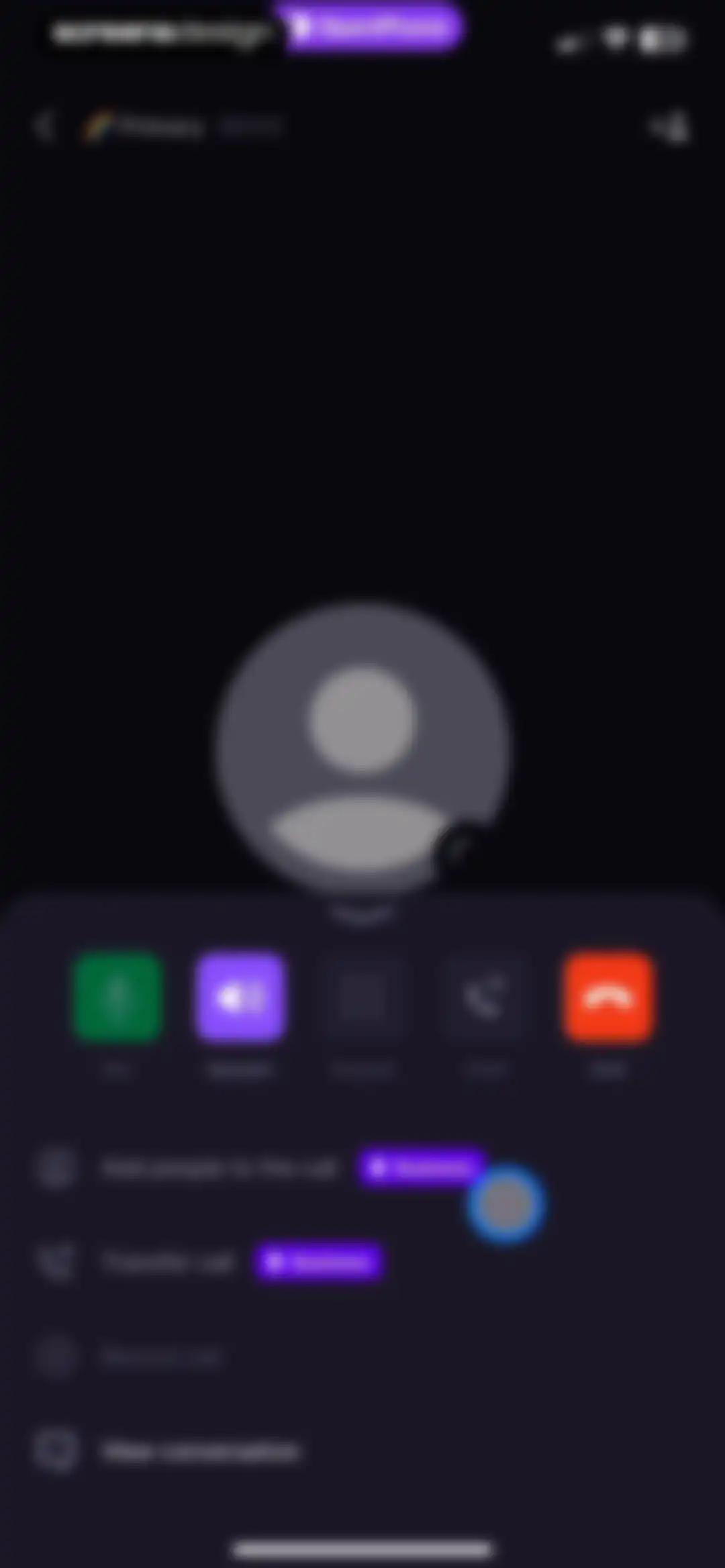 Quo (formerly OpenPhone) screen 52