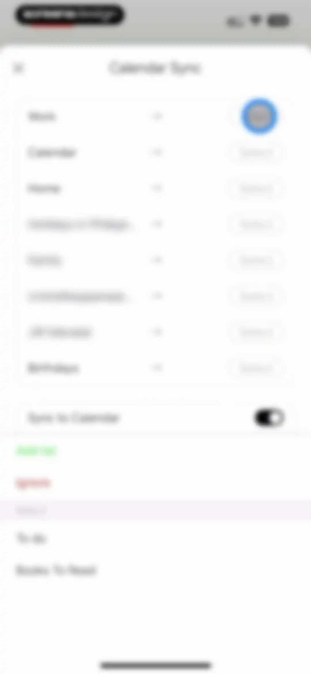 To Do List MinimaList & Widget screen 105