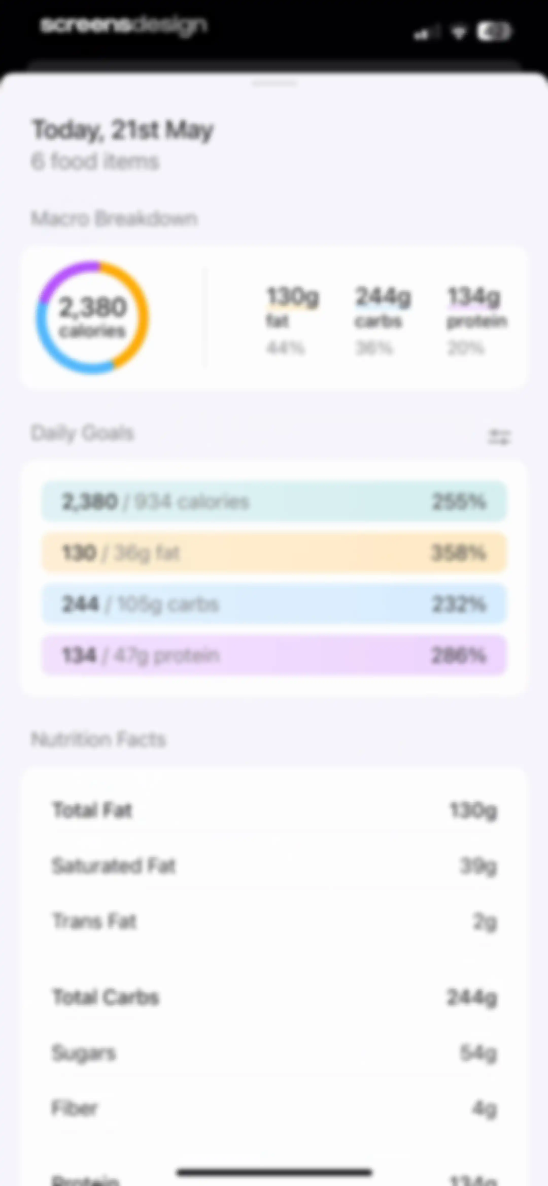 Diet & Food Tracker: EatWell screen 70