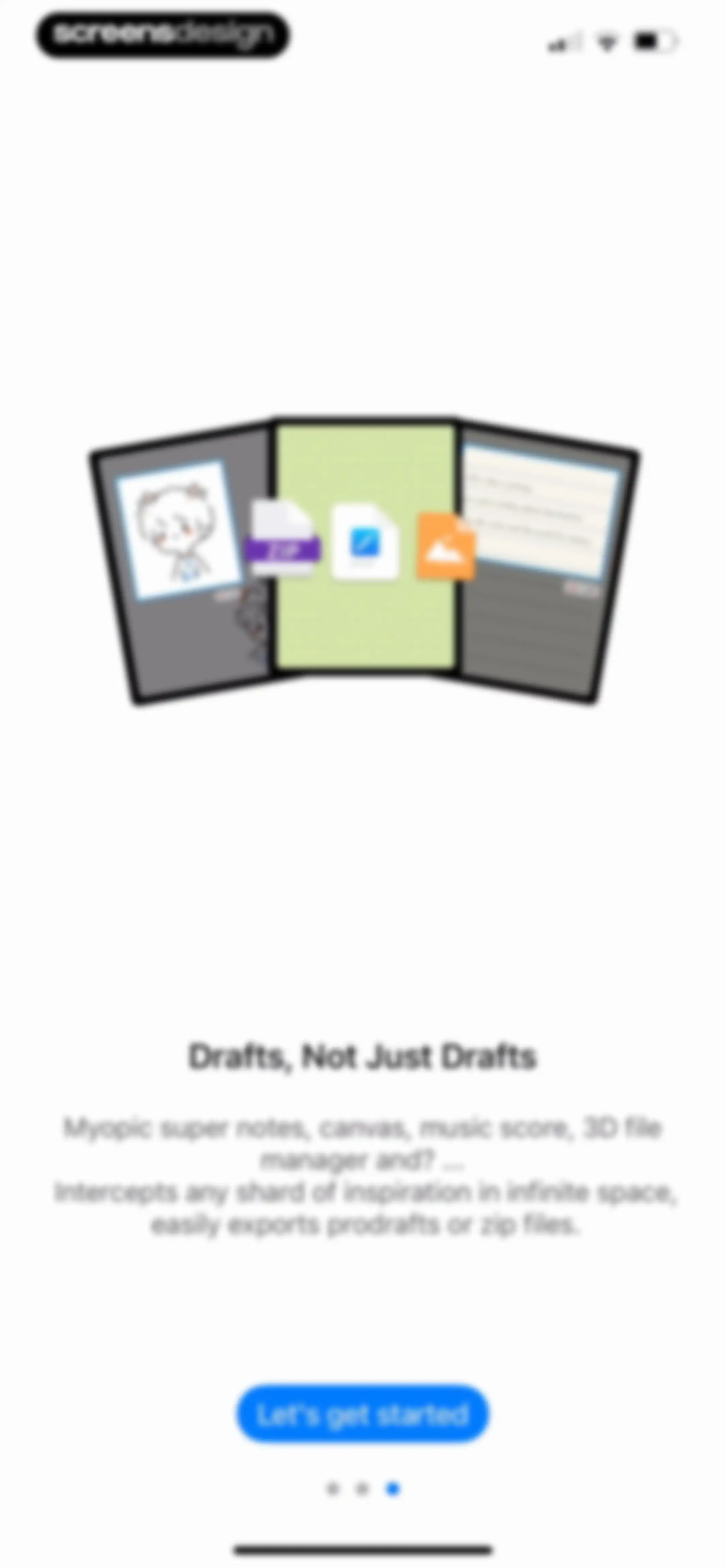 Prodrafts - Infinite Notes screen 4
