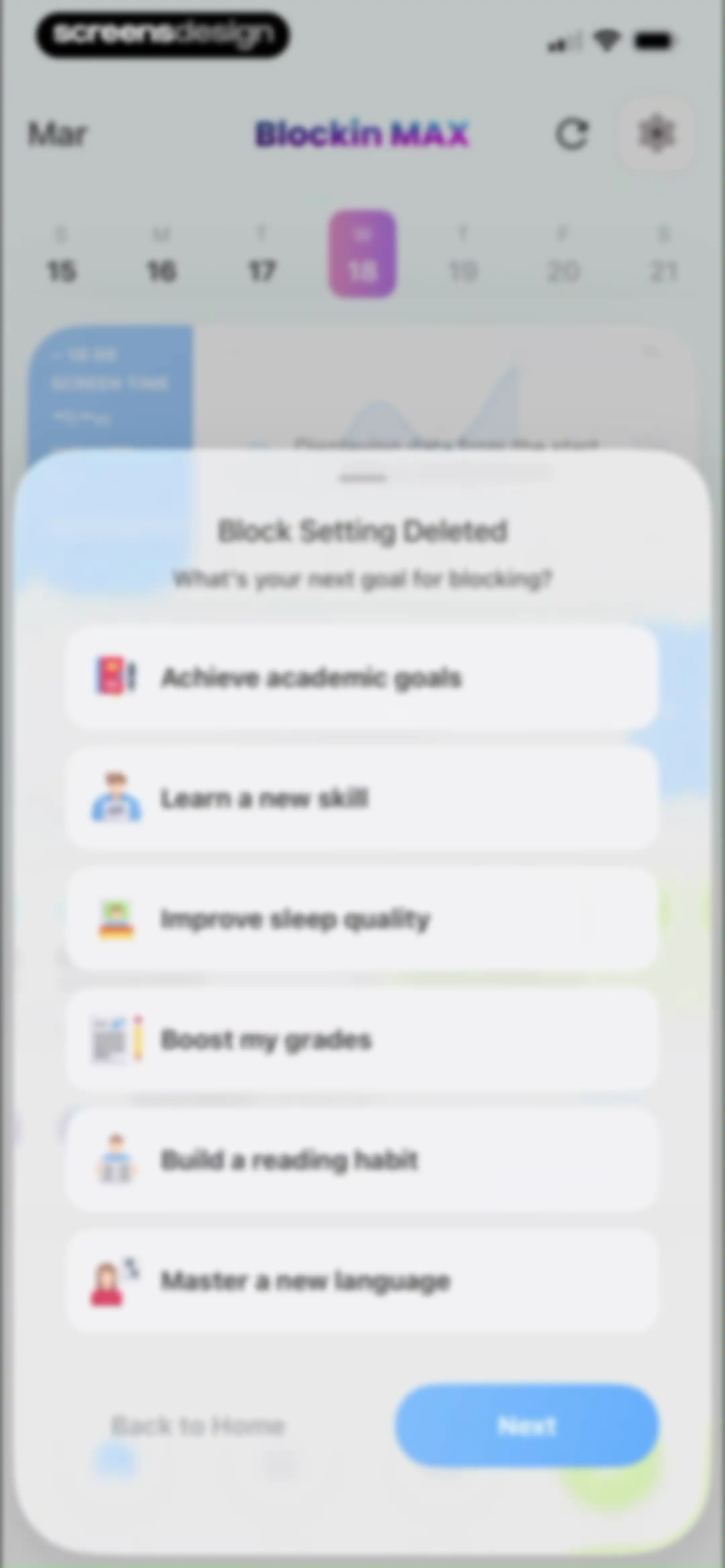 Blockin -Screen Time for Focus screen 115