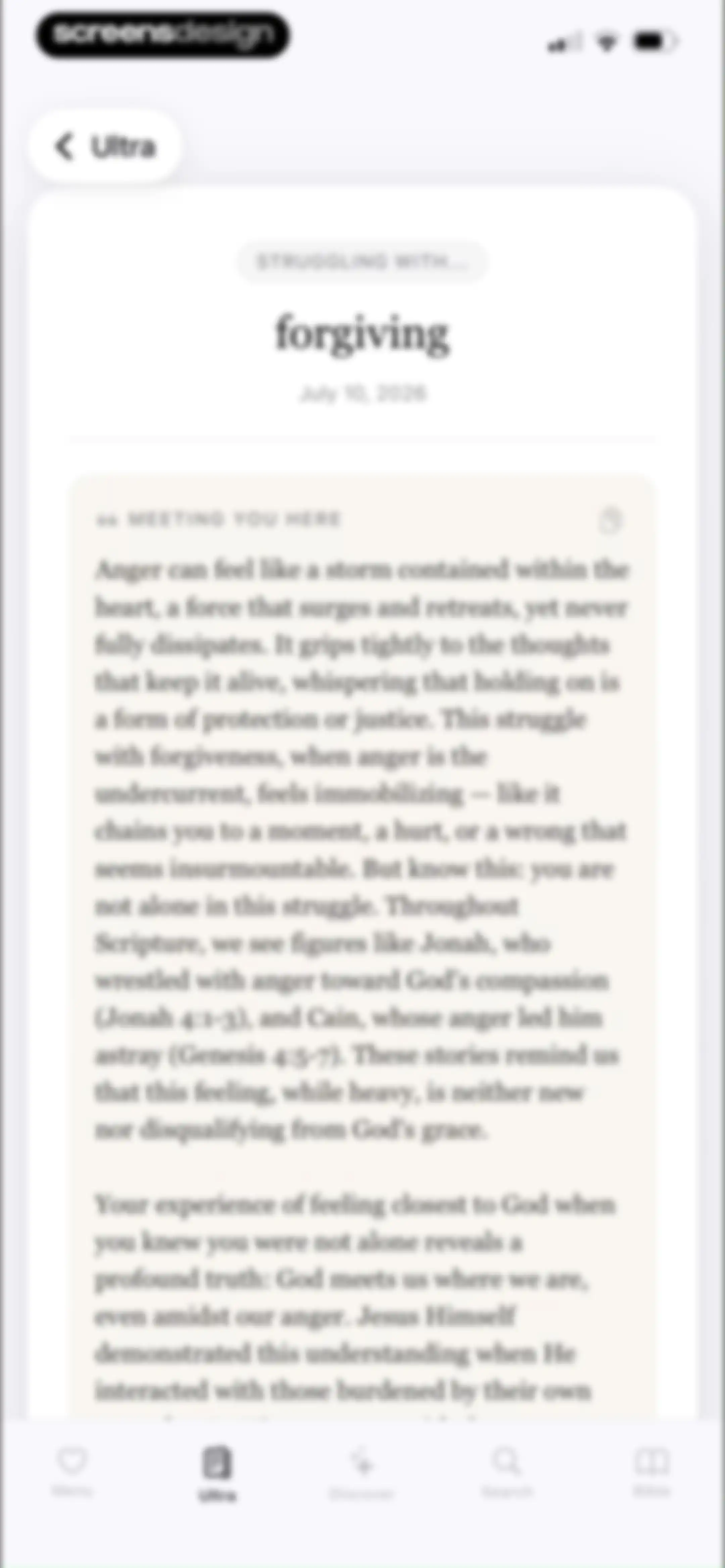 Bible Word Study screen 89