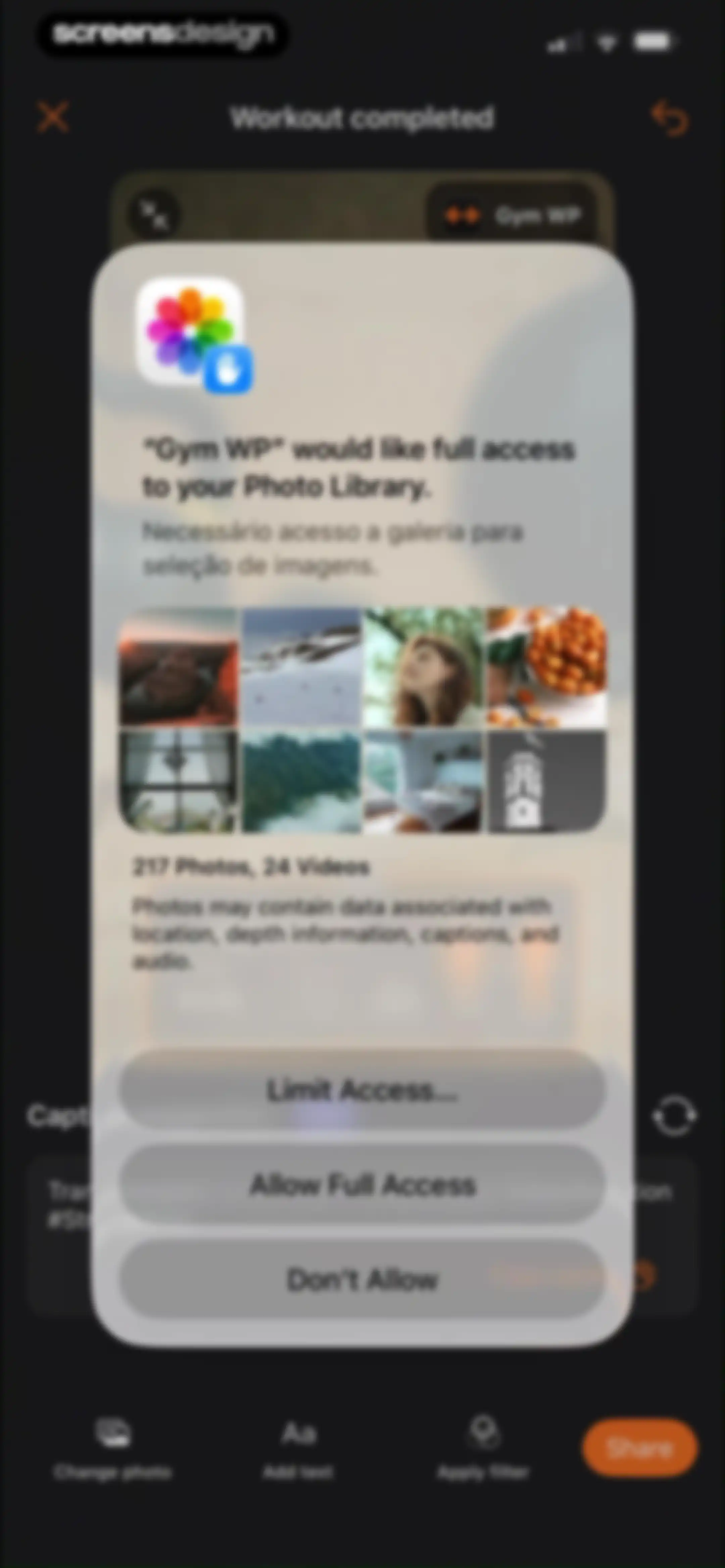 Gym WP - Workout Planner & Log screen 81