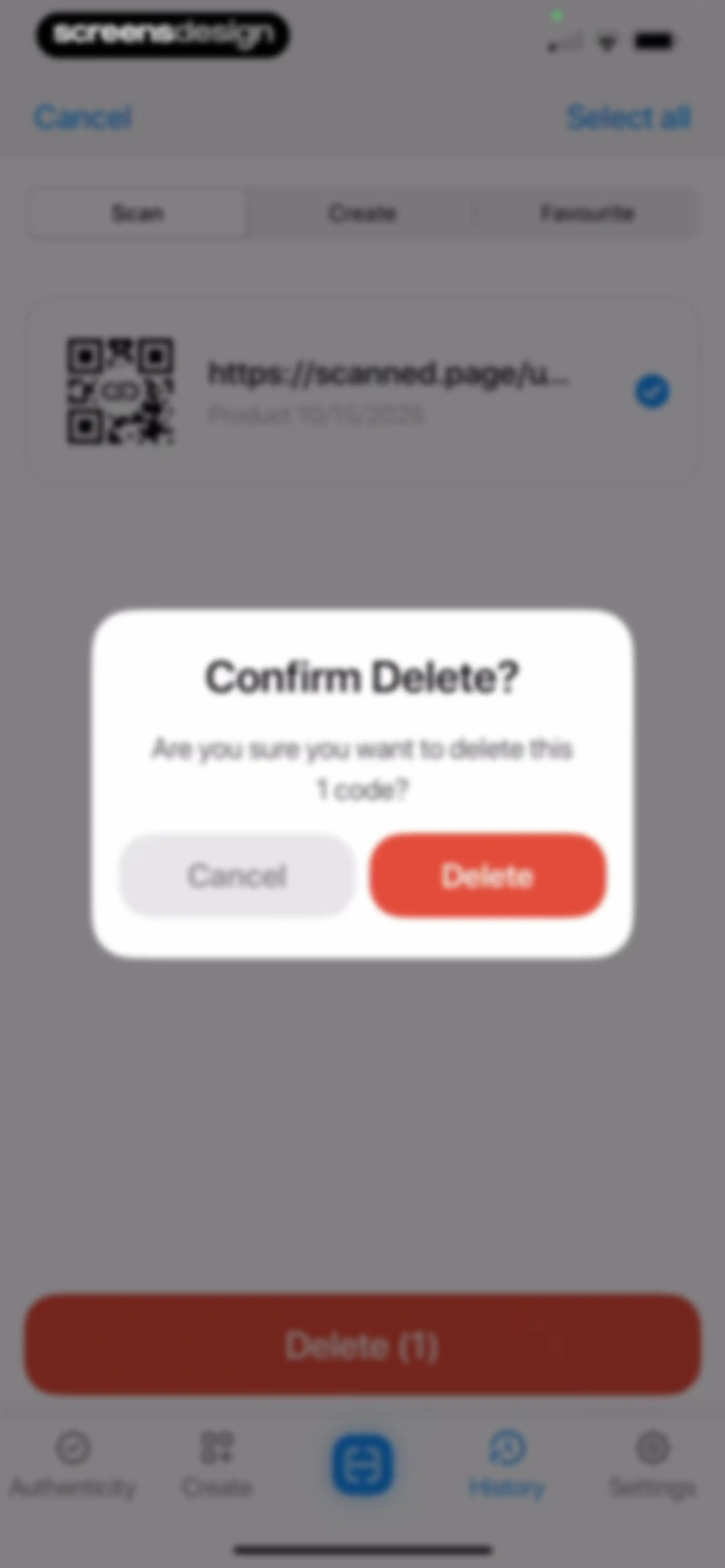 QR Code Reader, Scan Barcode screen 67