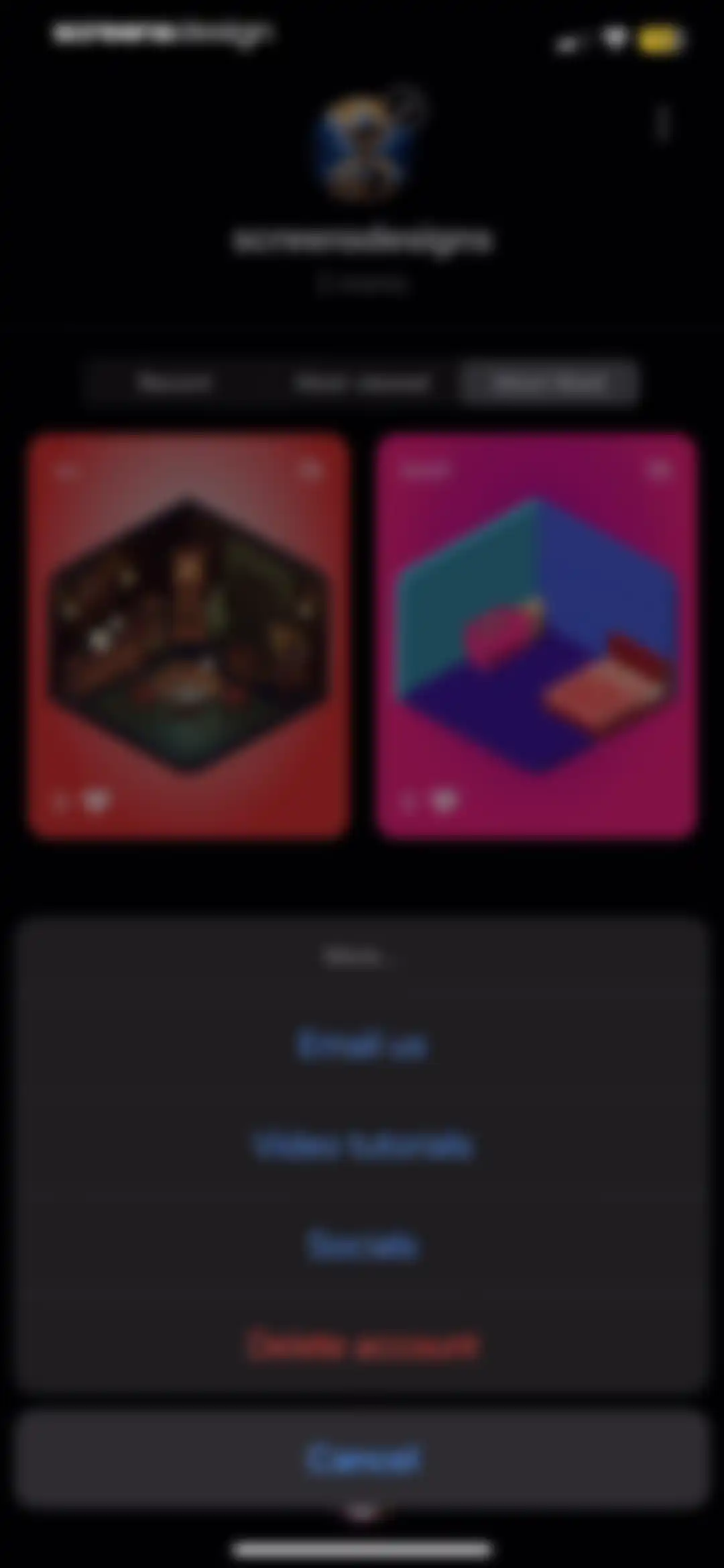 Rooms screen 80