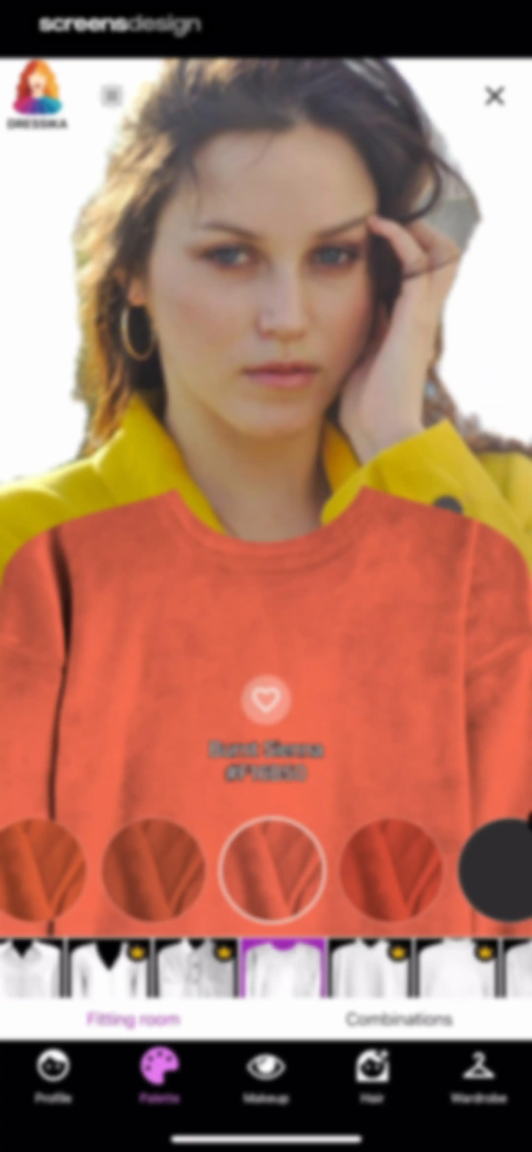 Color Analysis - Dressika screen 36