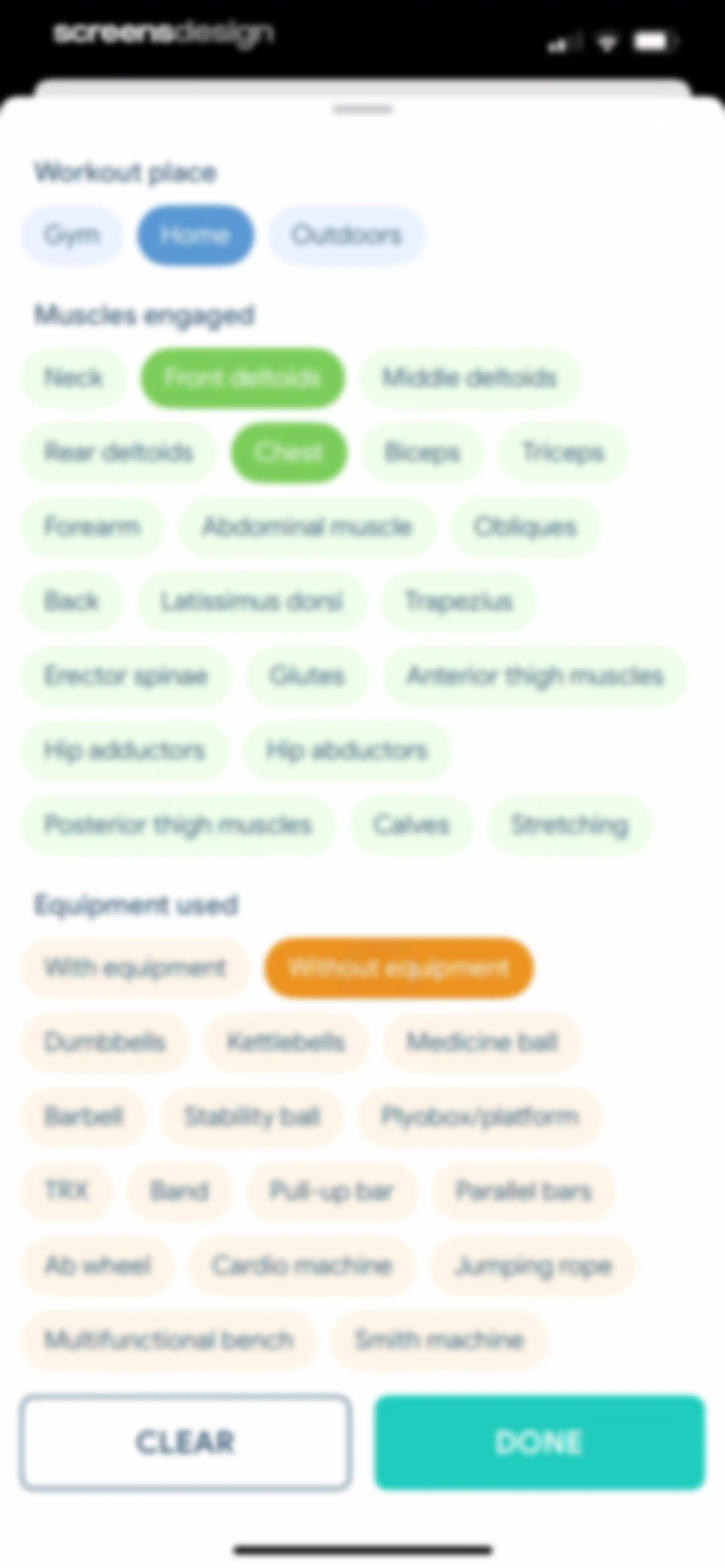 Fitness App: Gym Workout Plan screen 147