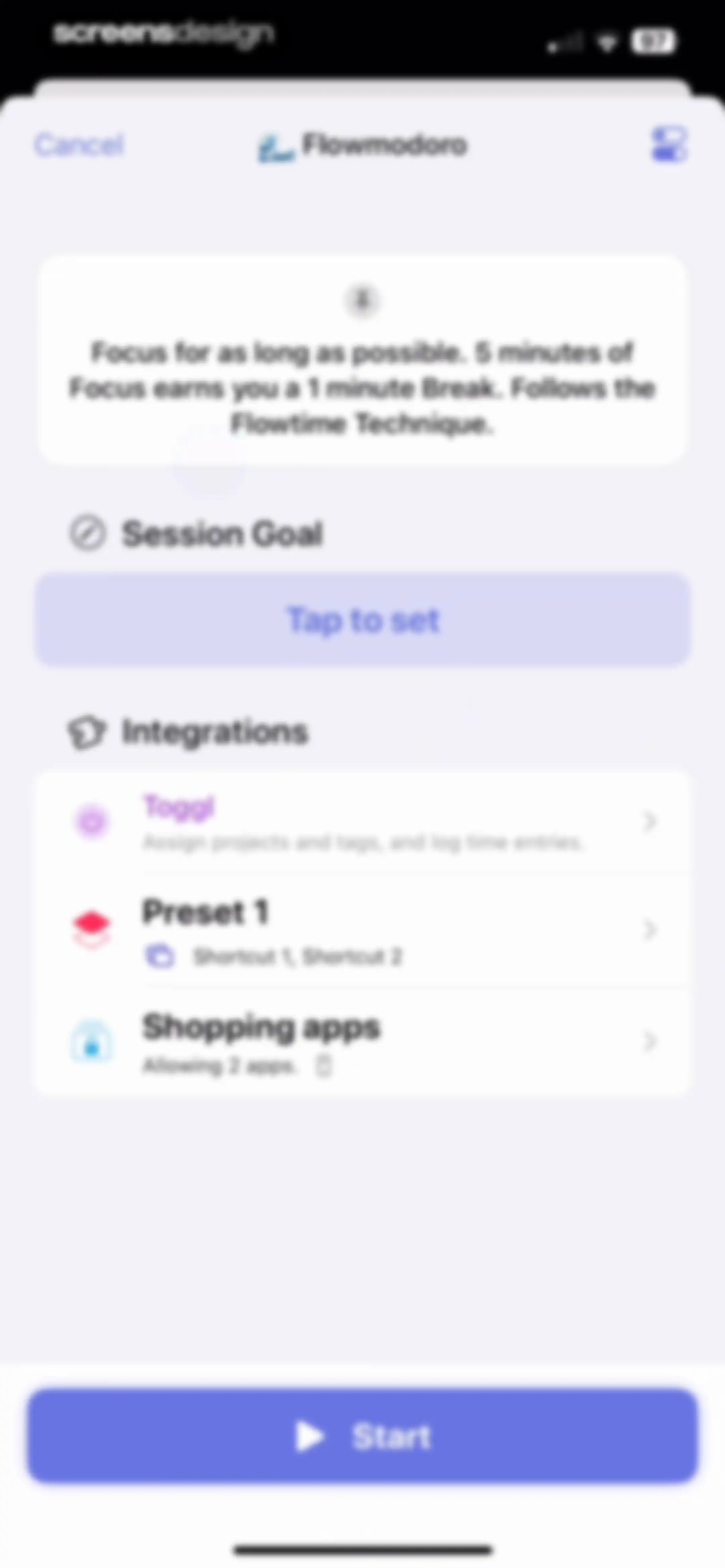 Focused Work - Pomodoro Timer screen 95