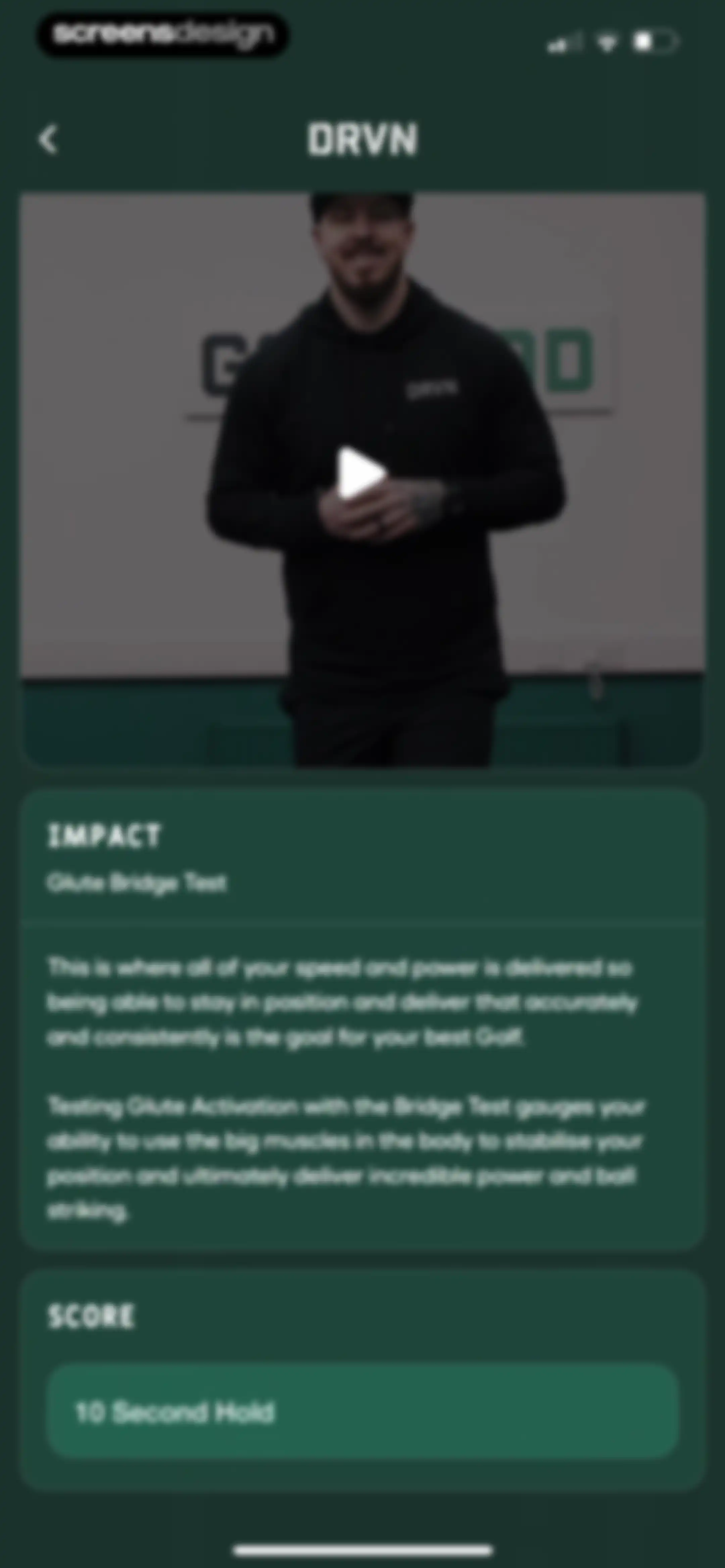 DRVN - Golf & Gym Workouts screen 73