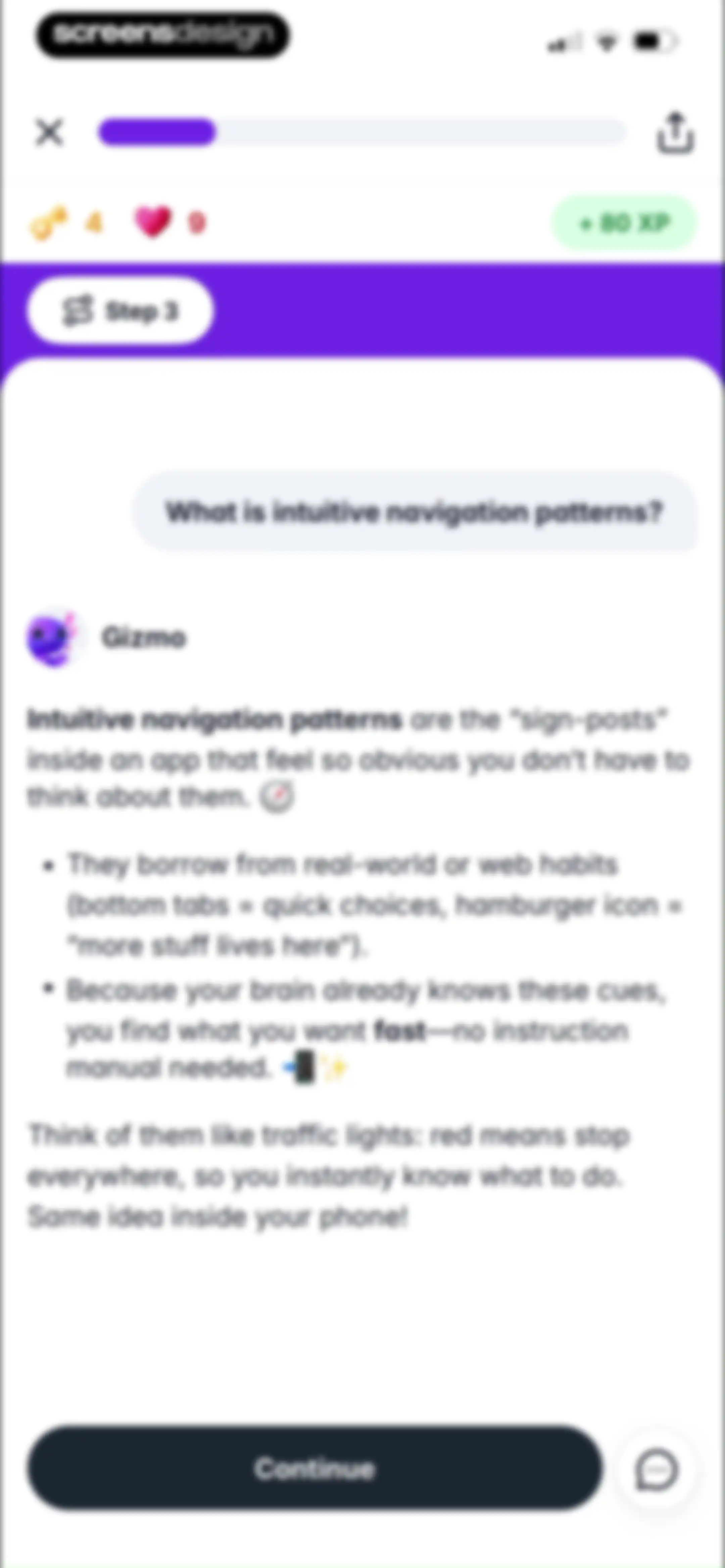 Gizmo: AI Tutor screen 90