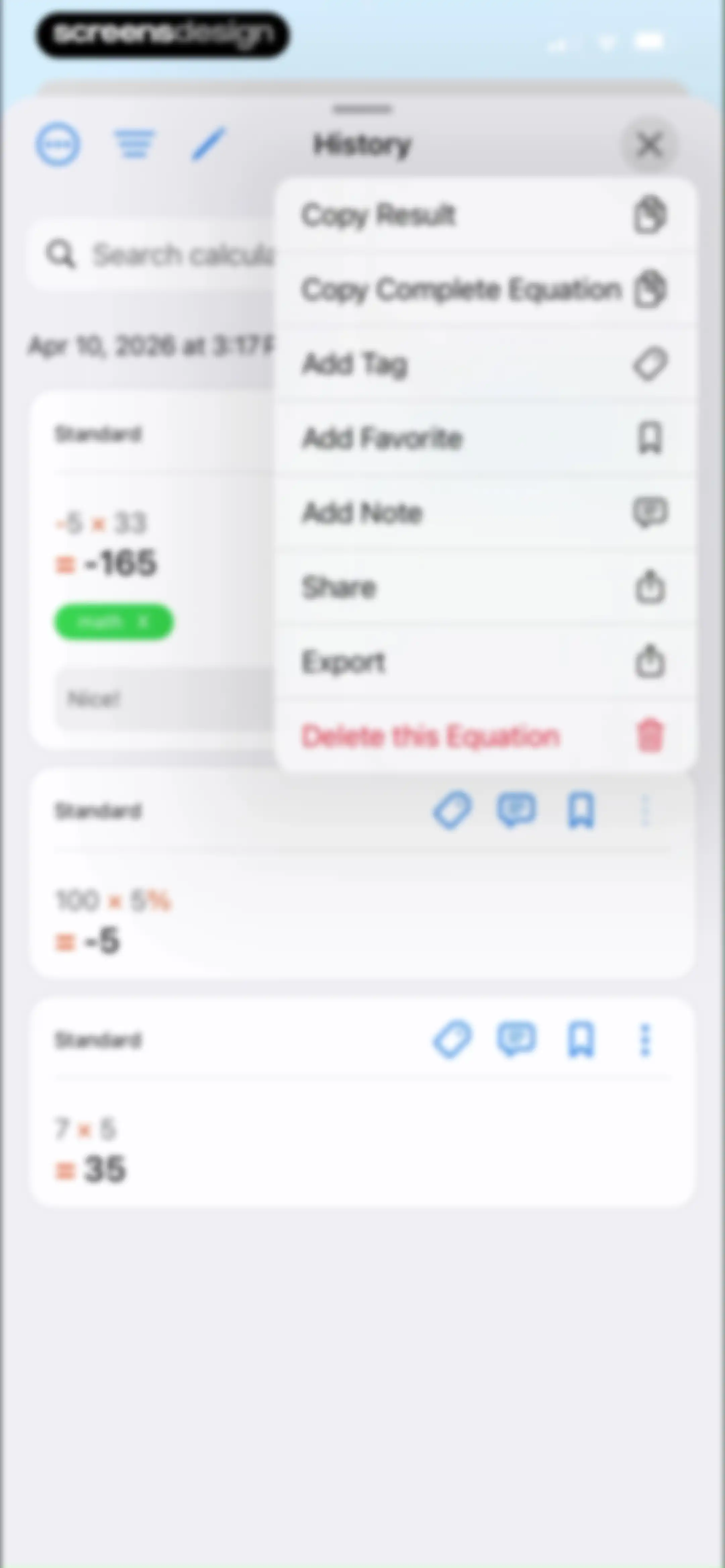 Calculator₊ screen 50
