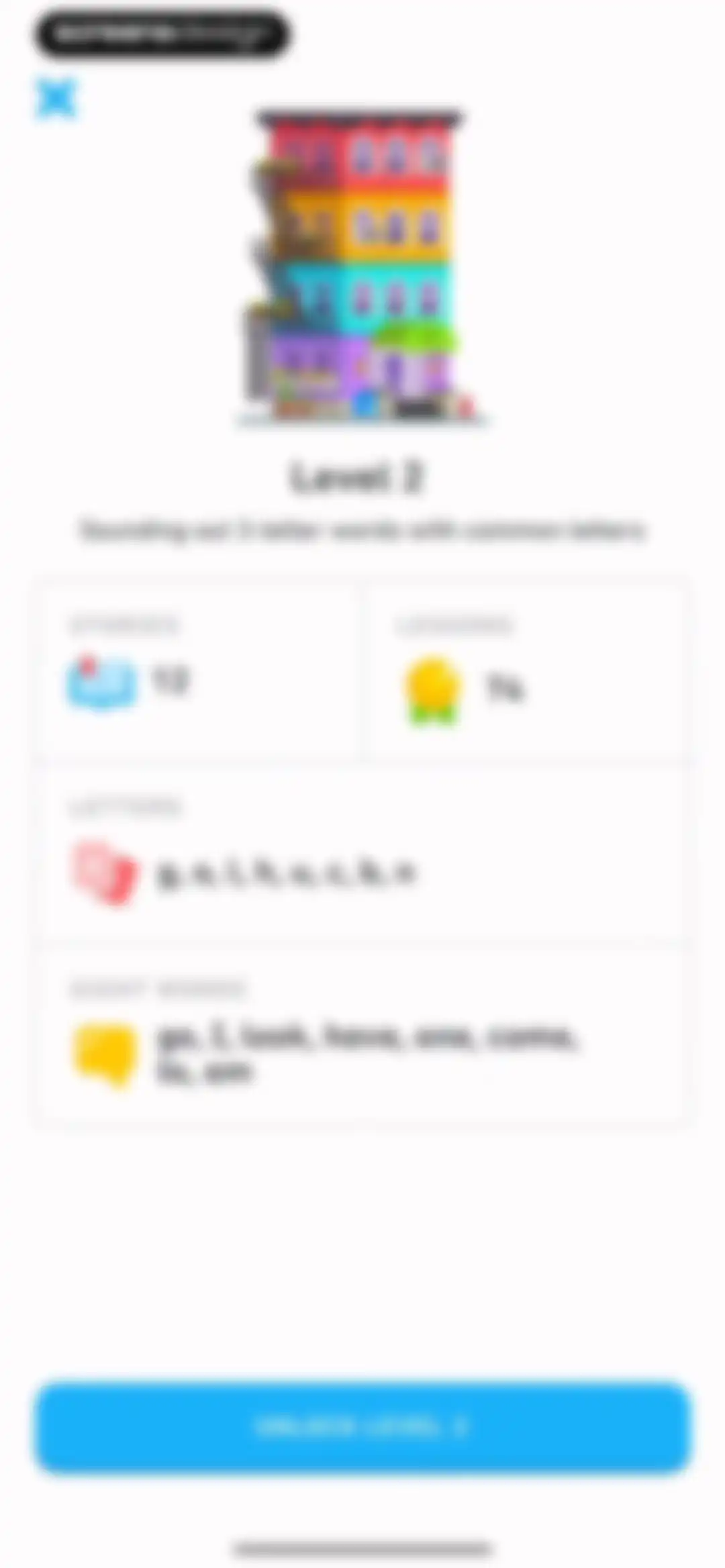 Learn to Read - Duolingo ABC screen 72