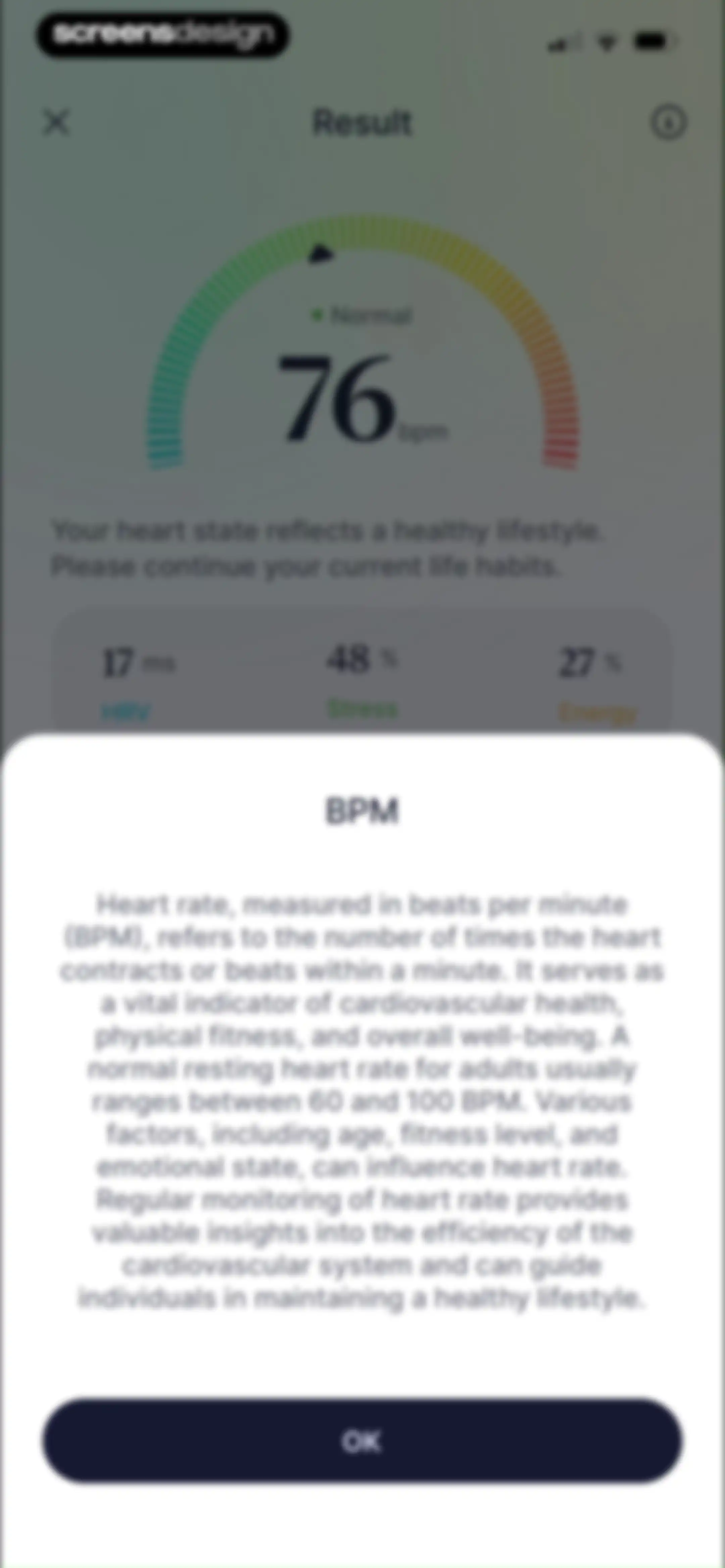 Harmoni - Health & Sleep screen 17